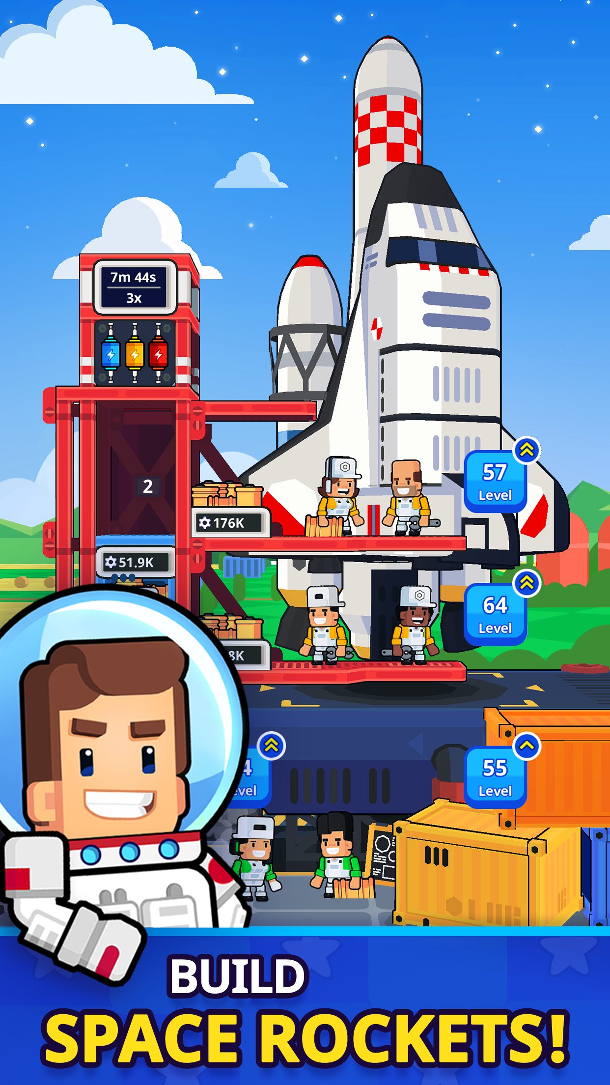 اسکرین شات 1 بازی Rocket Star: Idle Tycoon Game
