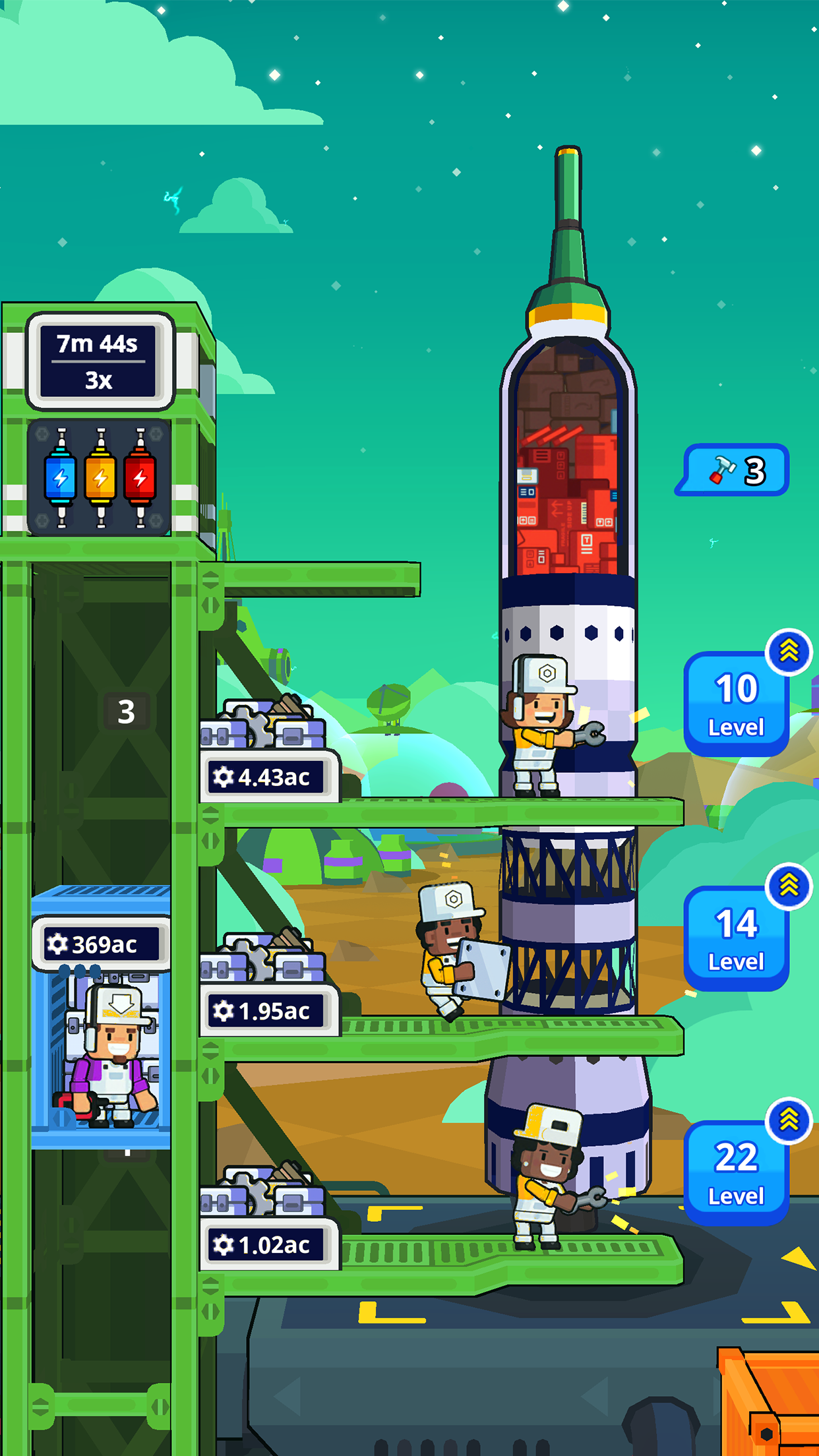 اسکرین شات 6 بازی Rocket Star: Idle Tycoon Game