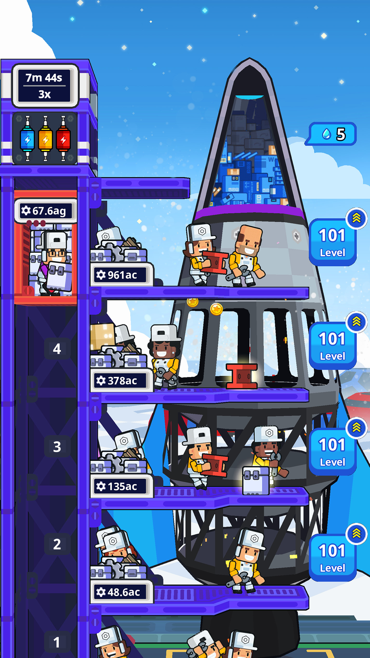اسکرین شات 8 بازی Rocket Star: Idle Tycoon Game