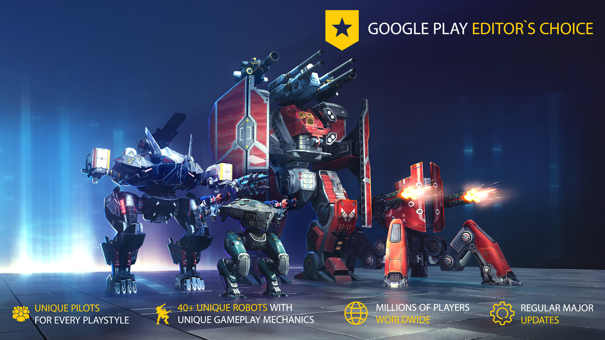 اسکرین شات 1 بازی War Robots Test