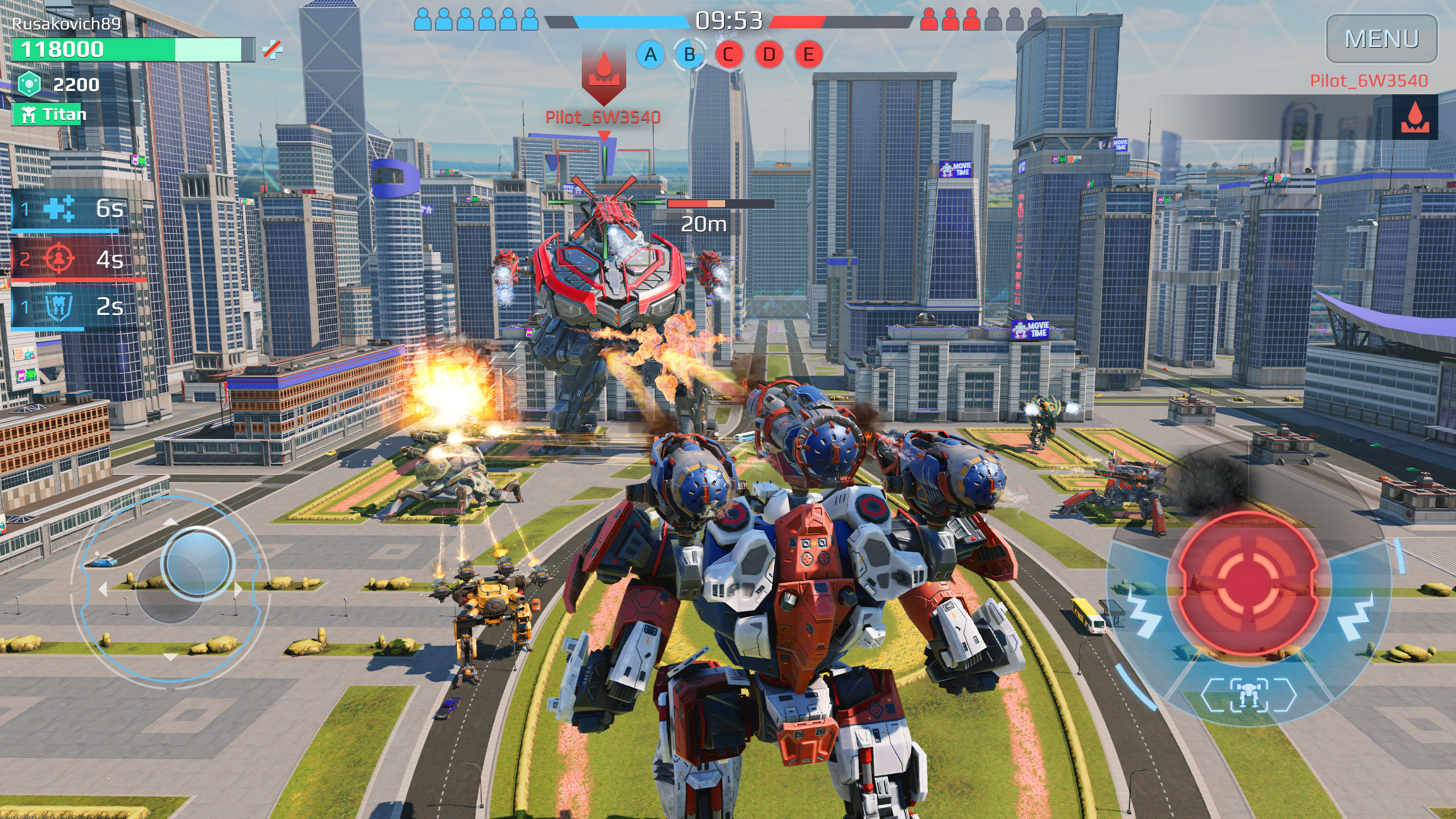 اسکرین شات 6 بازی War Robots Multiplayer Battles