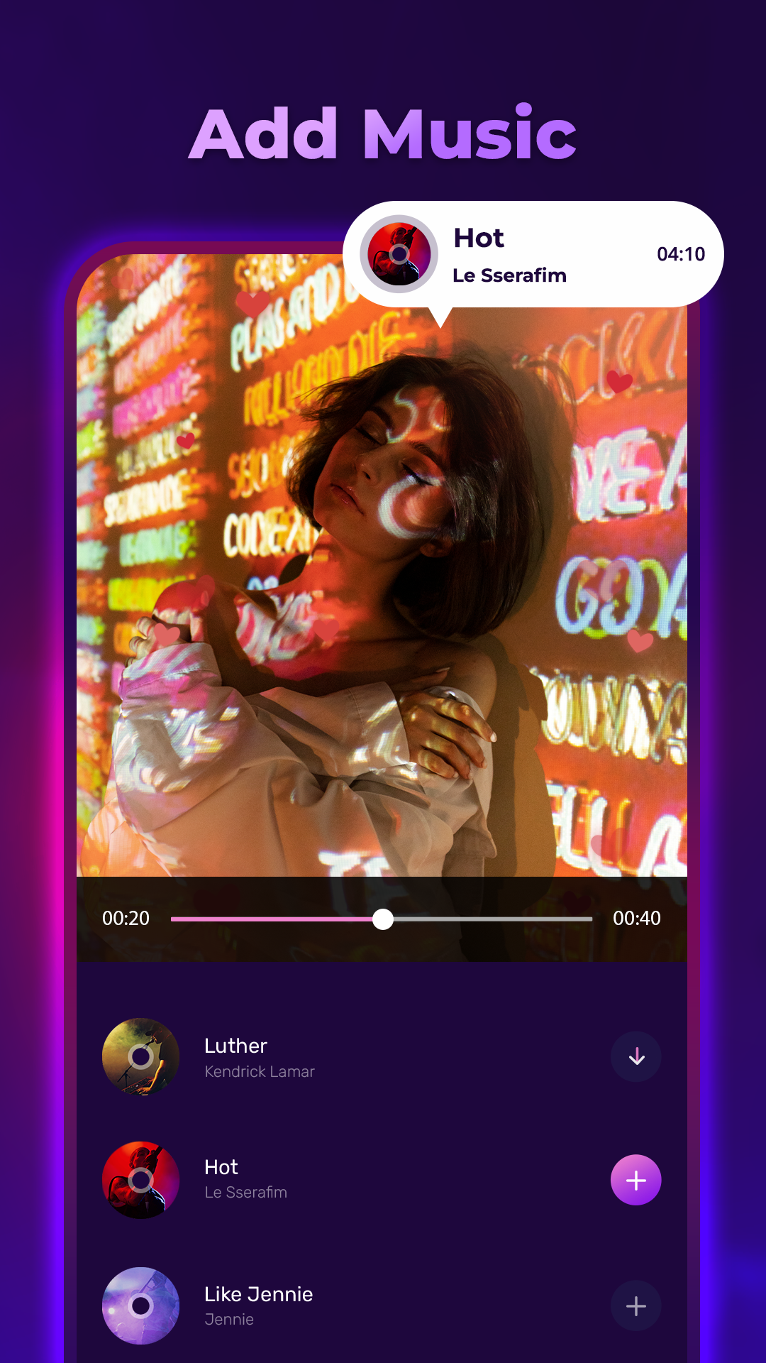 اسکرین شات 2 برنامه Photo Video Maker - Pixpoz