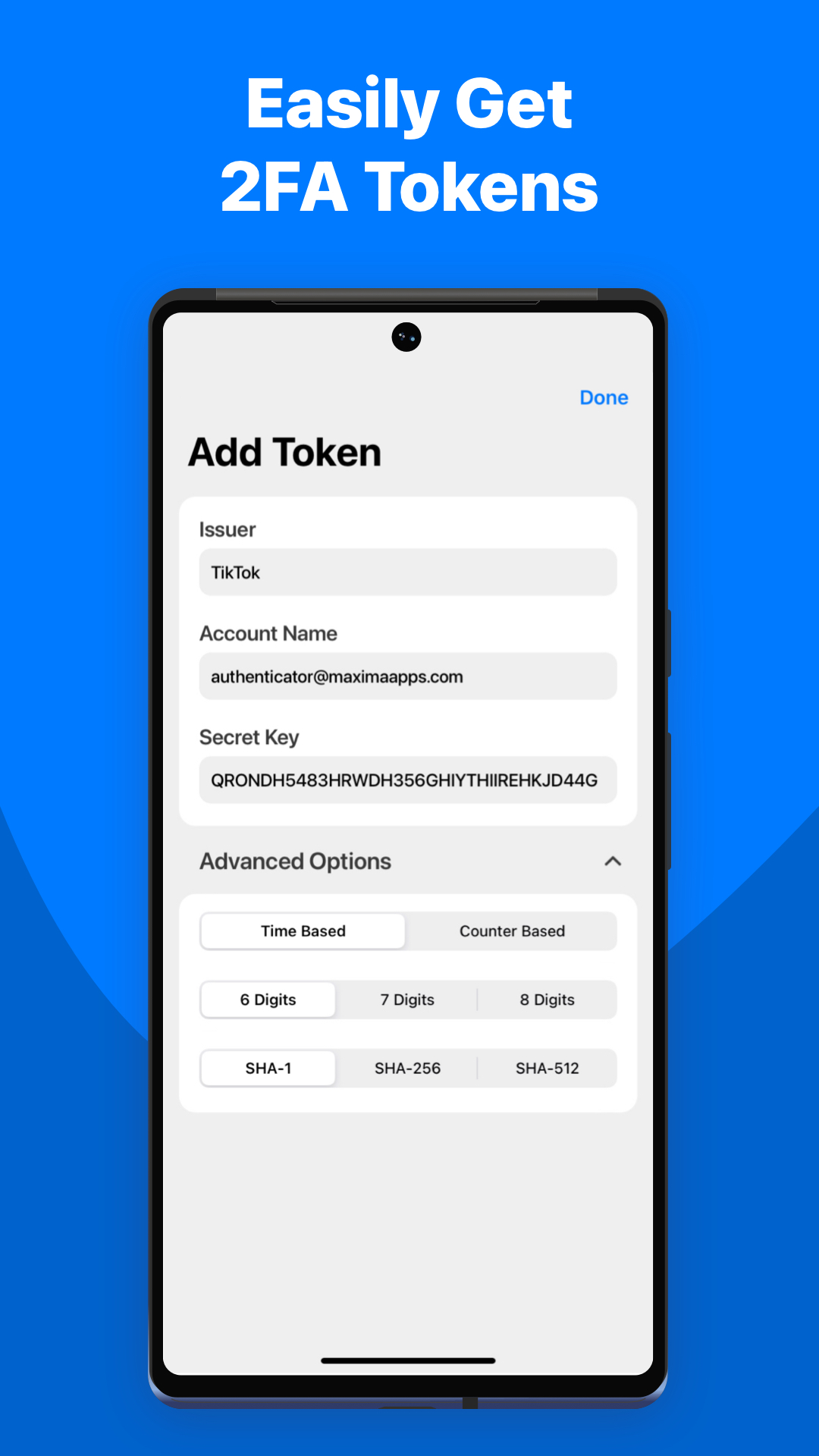 اسکرین شات 5 برنامه Authenticator App