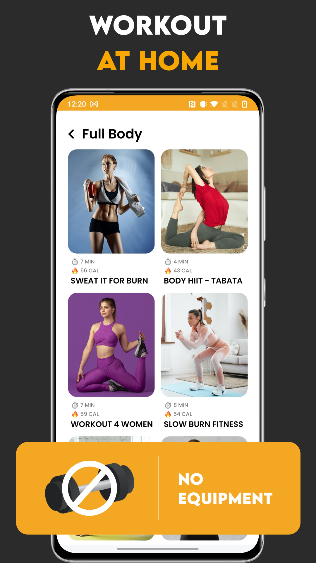 اسکرین شات 2 برنامه Home Workout・Full Body Workout