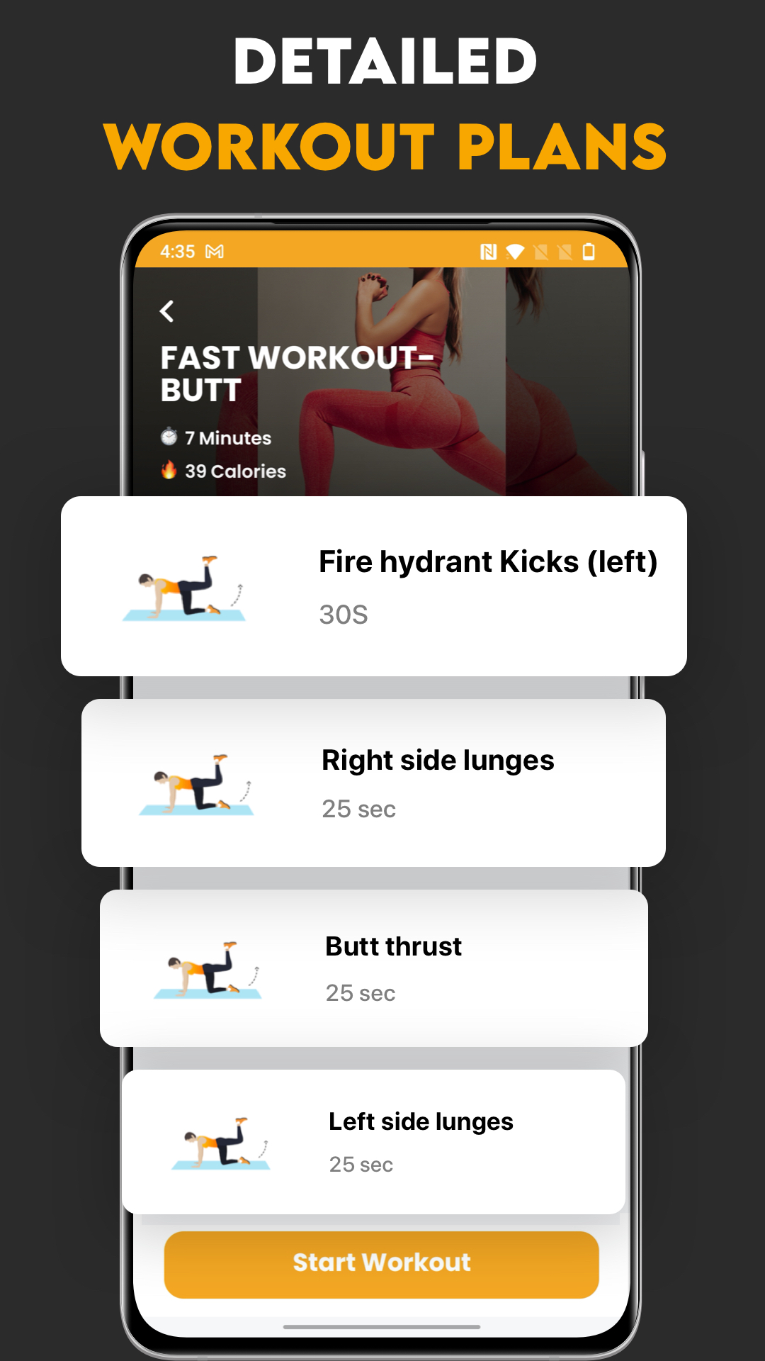 اسکرین شات 4 برنامه Home Workout・Full Body Workout