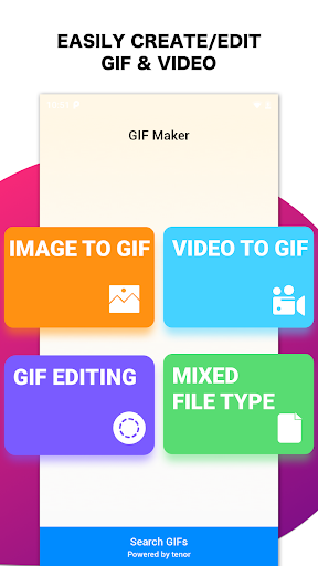 اسکرین شات 1 برنامه GIF Maker, GIF Editor, Photo to GIF, Video to GIF