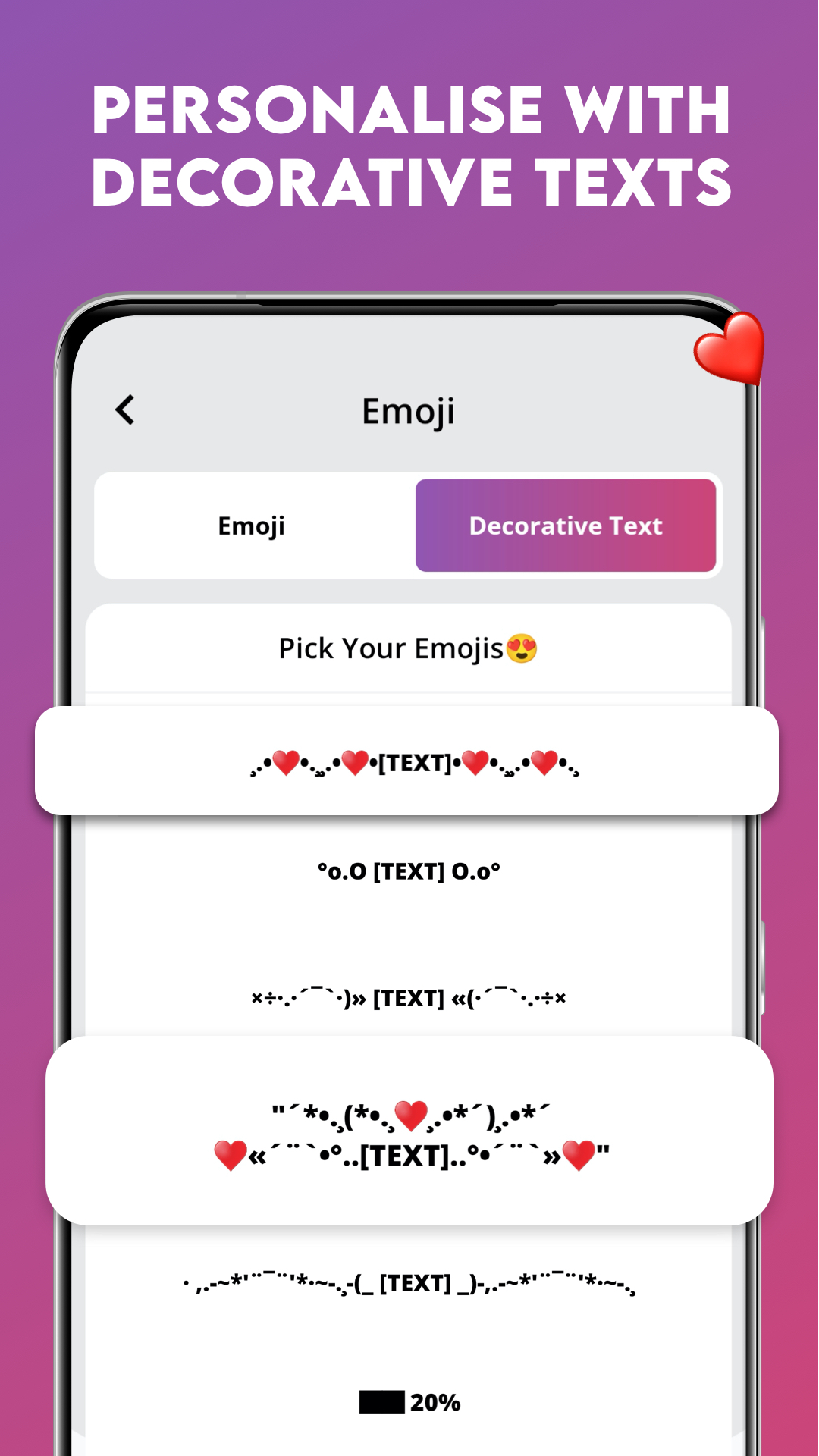 اسکرین شات 6 برنامه Cool Fonts & Keyboard for Bio