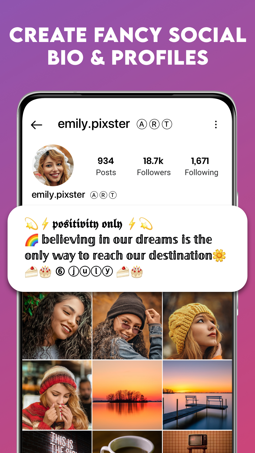اسکرین شات 7 برنامه Cool Fonts & Keyboard for Bio