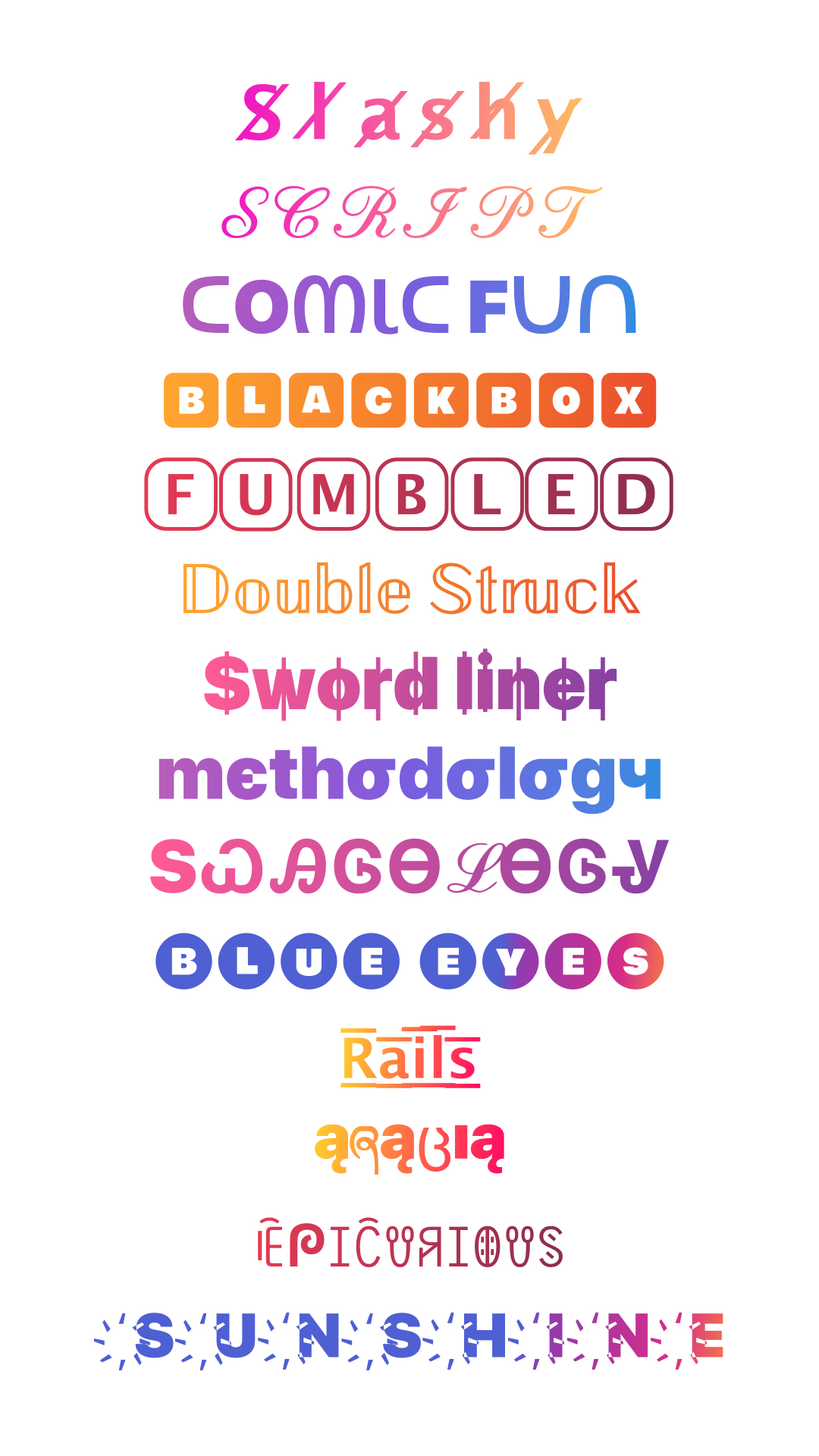 اسکرین شات 1 برنامه Cool Fonts & Keyboard for Bio