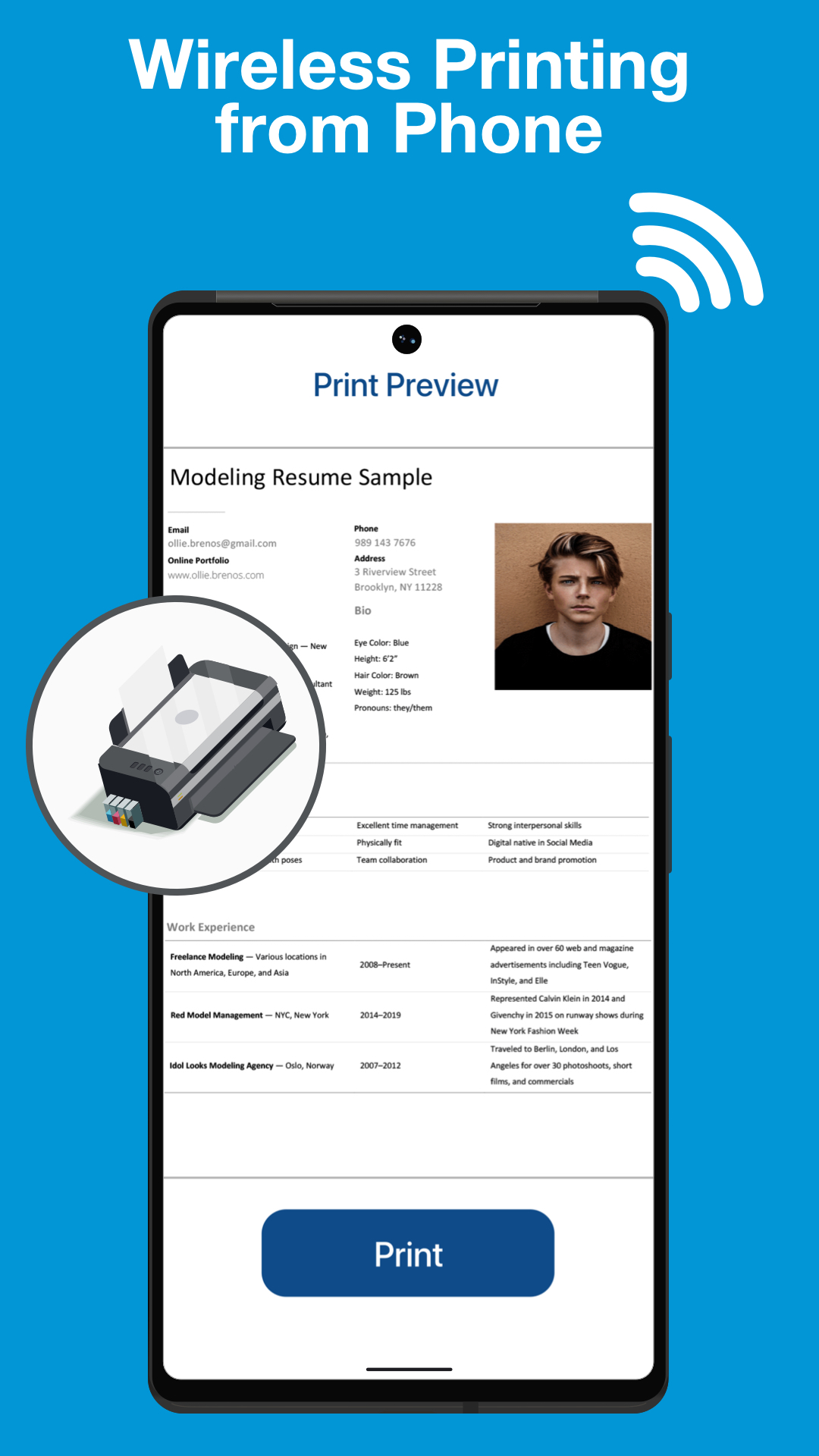 اسکرین شات 2 برنامه Smart HPrinter Service :ePrint