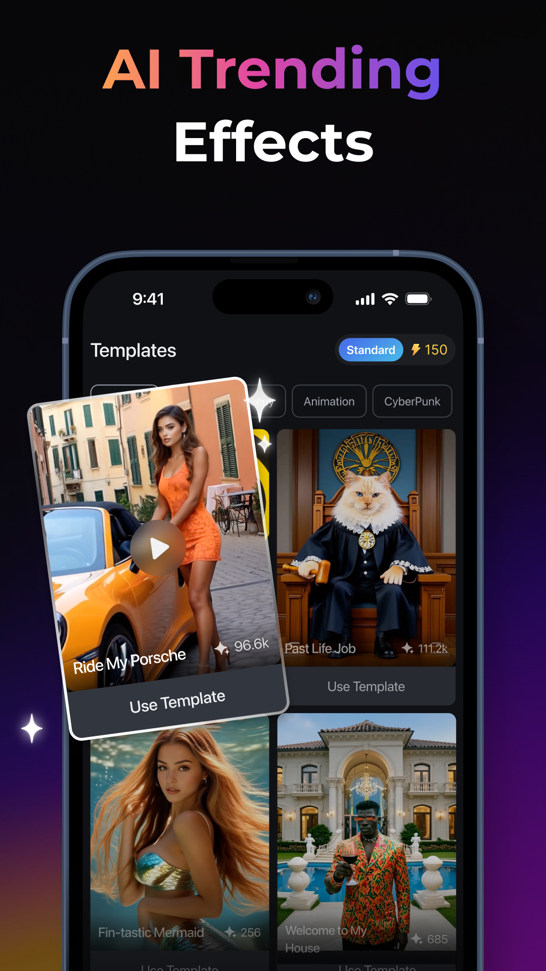 اسکرین شات 3 برنامه PixVerse: AI Video Generator