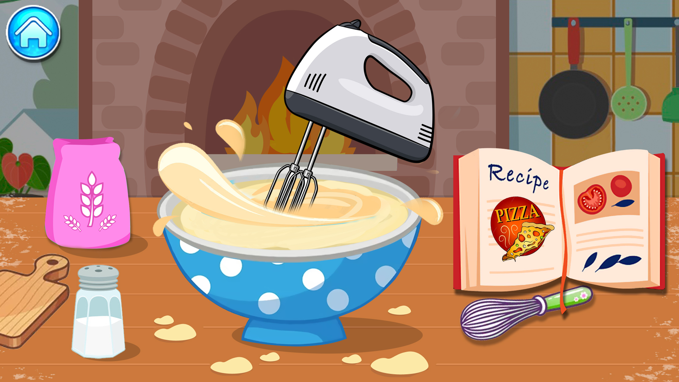 اسکرین شات 2 بازی Pizza Maker Pizza Baking Games