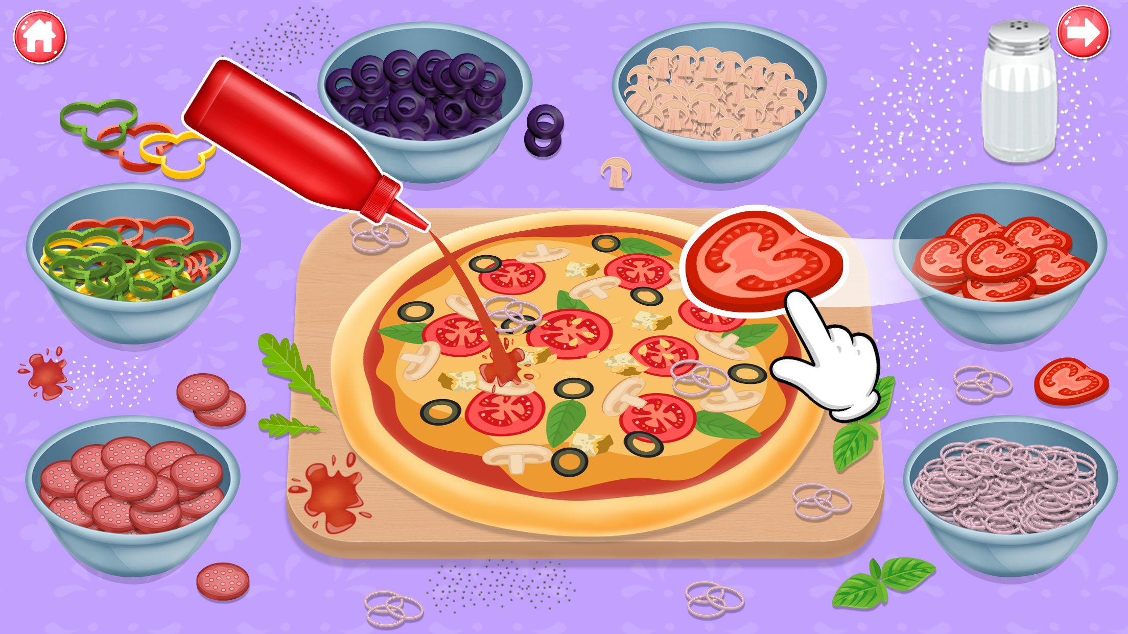 اسکرین شات 4 بازی Pizza Maker Pizza Baking Games
