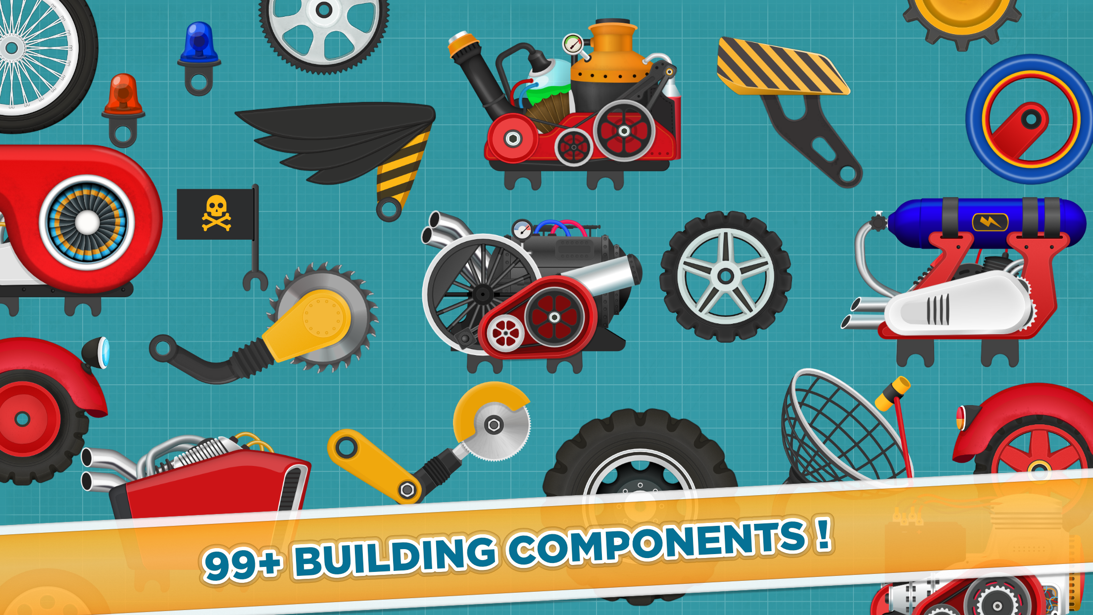 اسکرین شات 6 بازی Car Builder & Racing for Kids