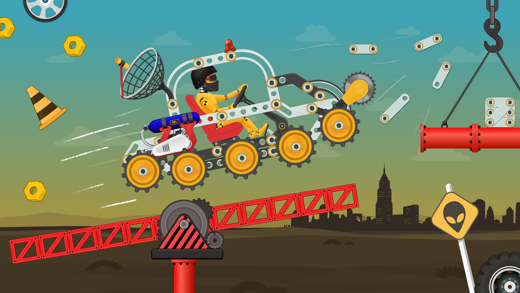 اسکرین شات 2 بازی Car Builder & Racing for Kids