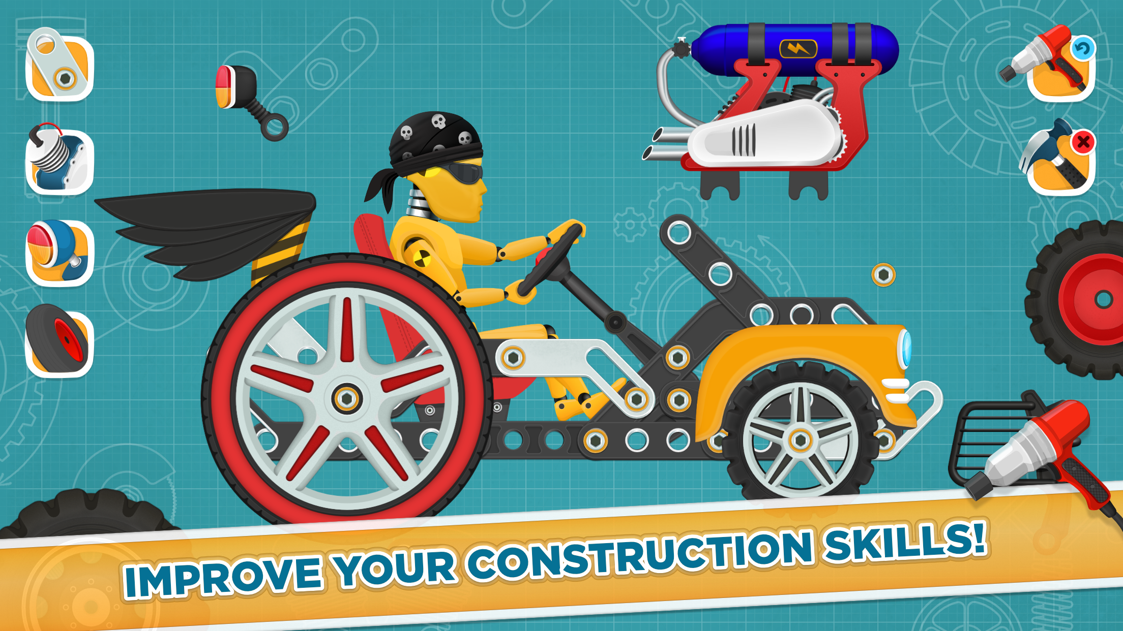اسکرین شات 4 بازی Car Builder & Racing for Kids