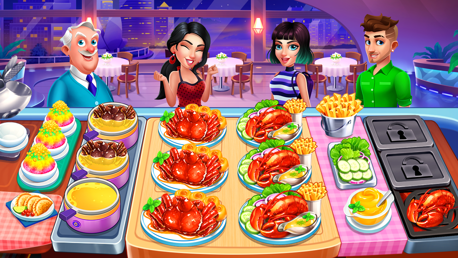 اسکرین شات 3 بازی Food Tour World: Cooking Games