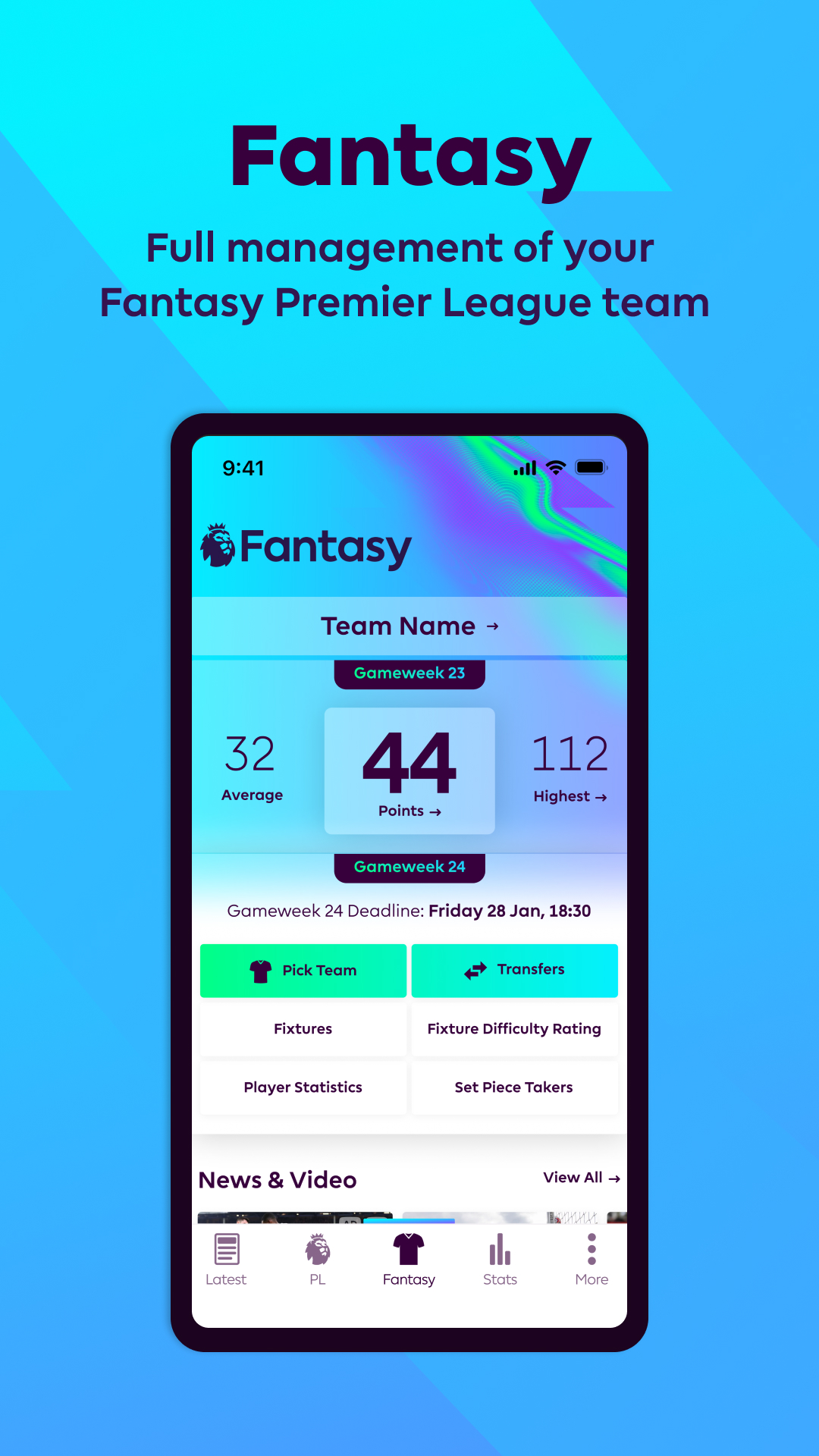 اسکرین شات 3 برنامه Premier League - Official App
