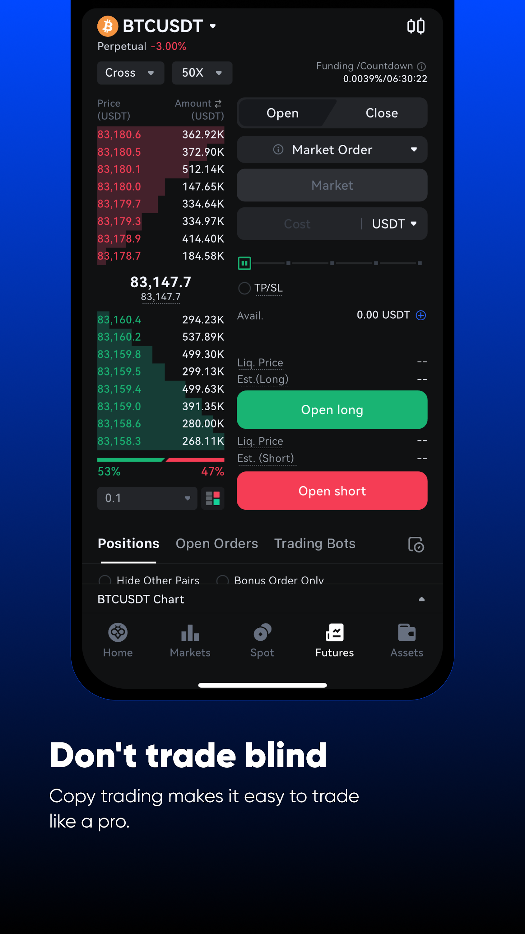 اسکرین شات 4 برنامه Toobit: Buy BTC, ETH & Crypto