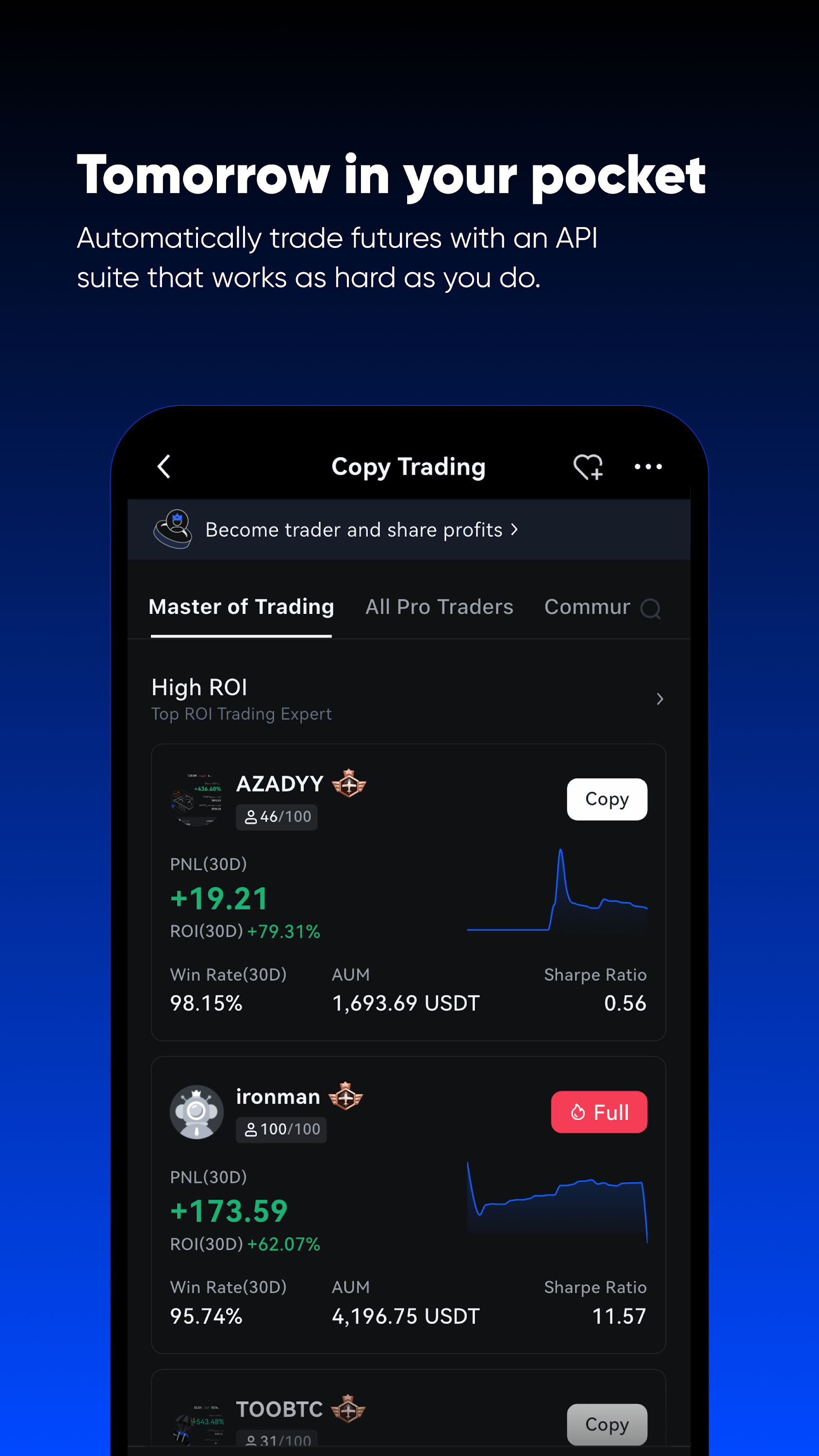 اسکرین شات 5 برنامه Toobit: Buy BTC, ETH & Crypto