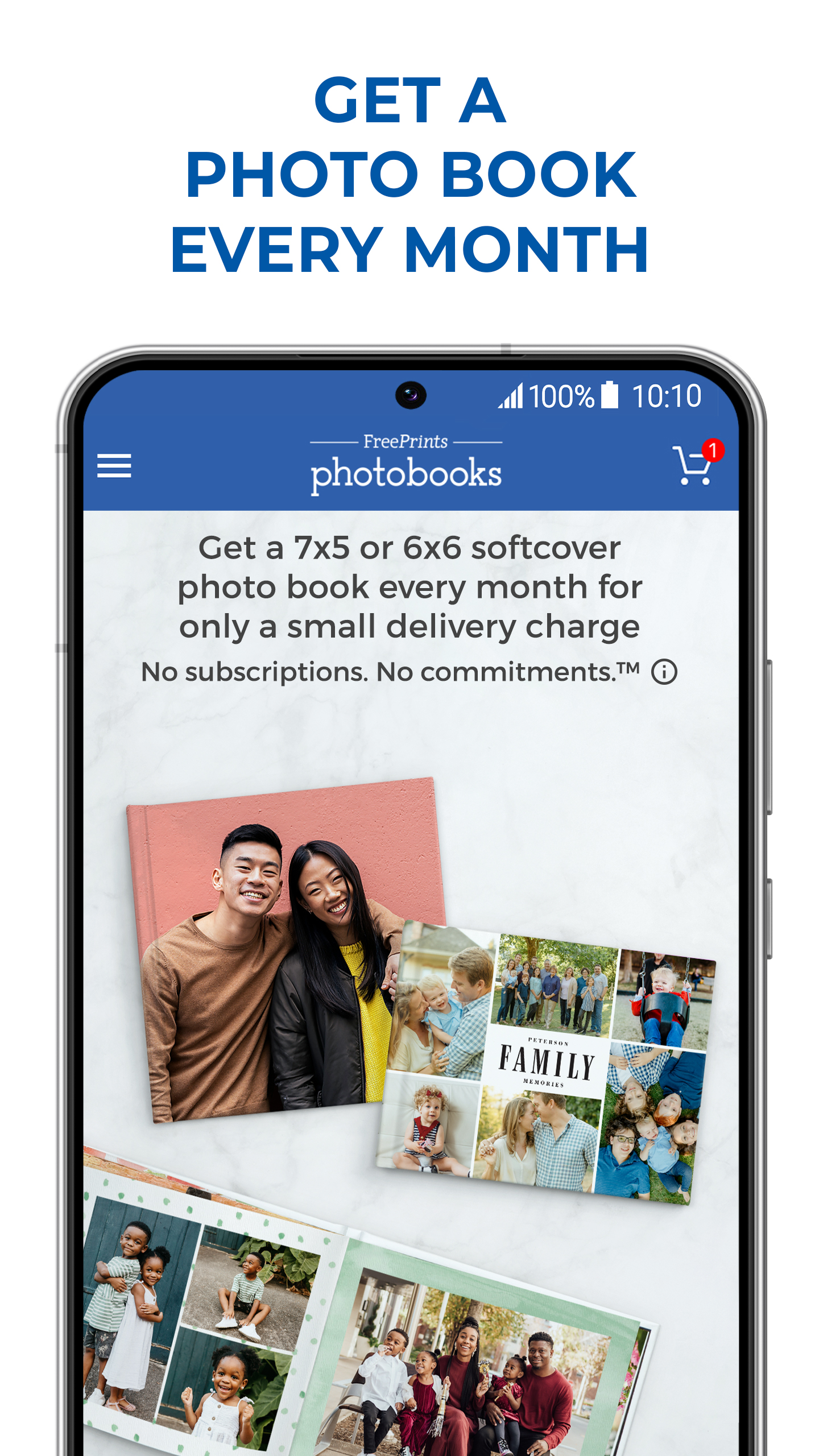 اسکرین شات 1 برنامه FreePrints Photobooks
