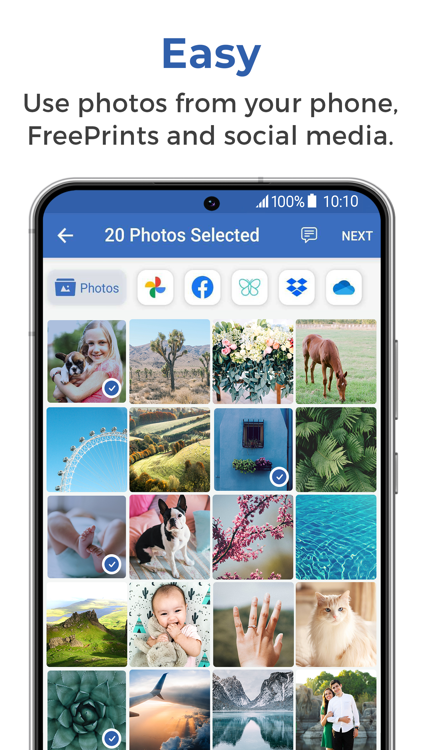 اسکرین شات 2 برنامه FreePrints Photobooks