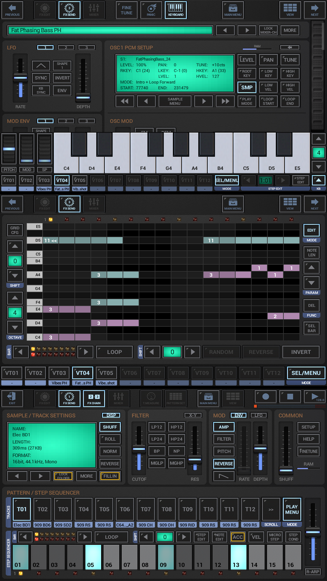 اسکرین شات 1 برنامه G-Stomper Studio Demo