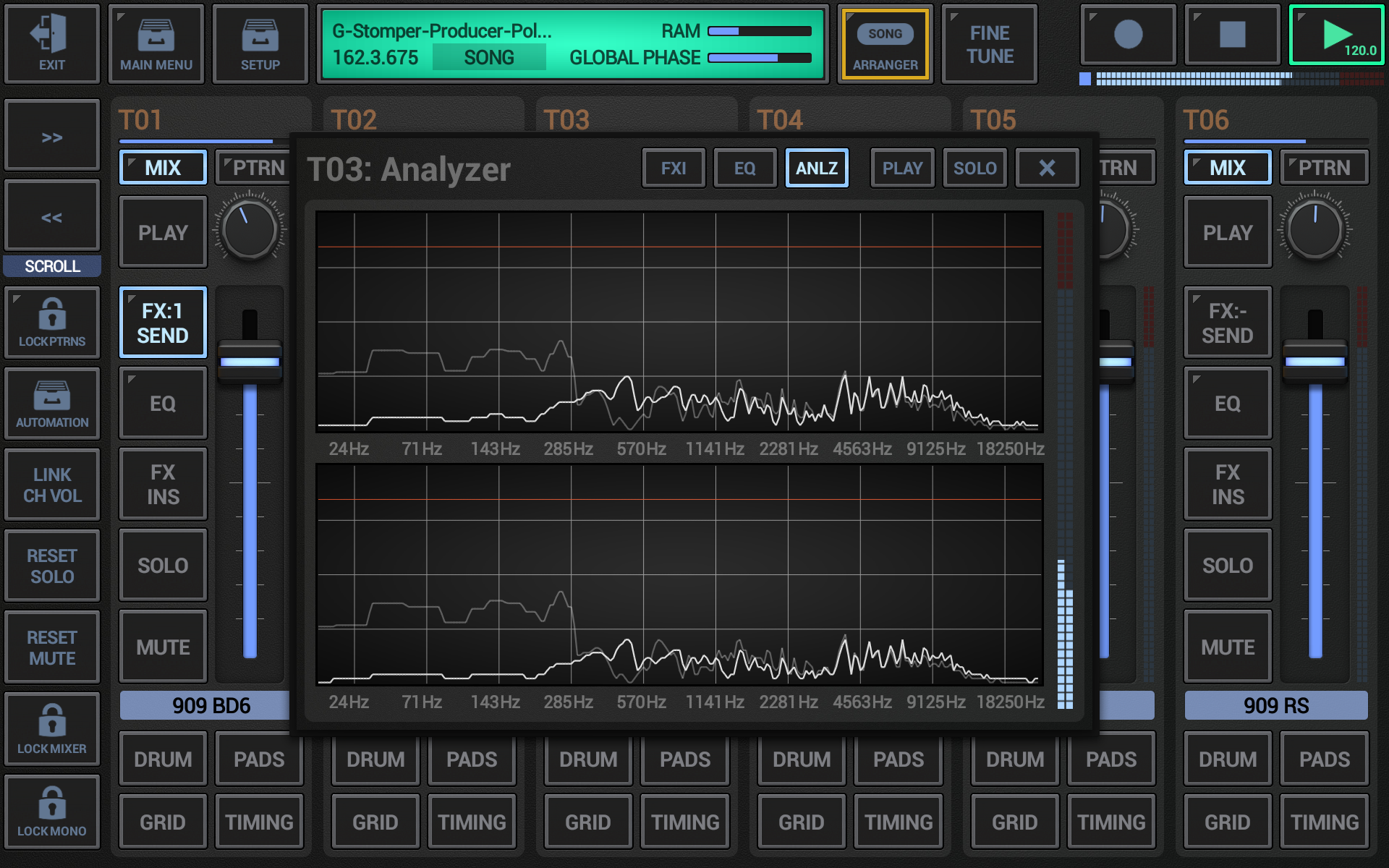 اسکرین شات 6 برنامه G-Stomper Producer Demo