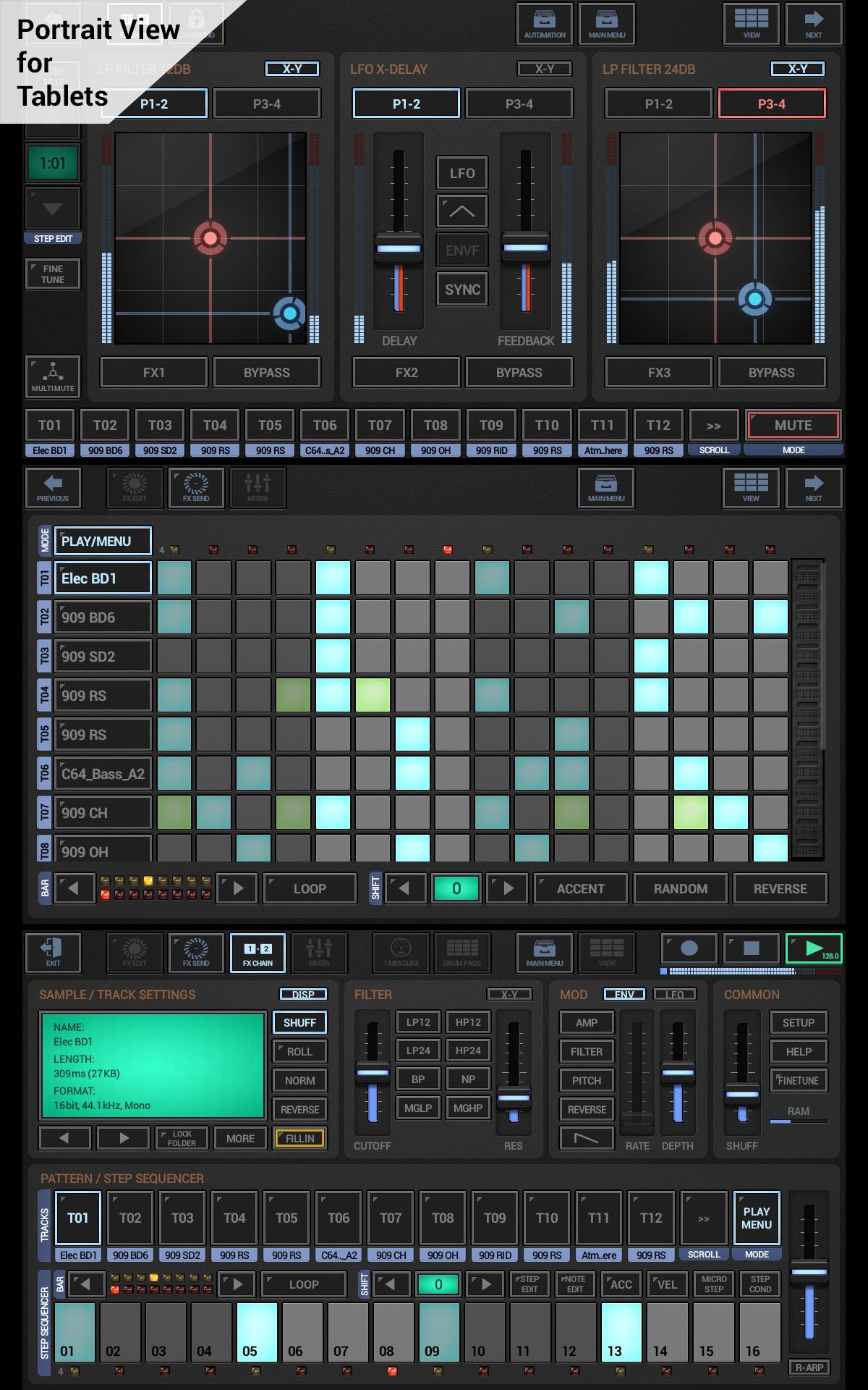 اسکرین شات 1 برنامه G-Stomper Rhythm