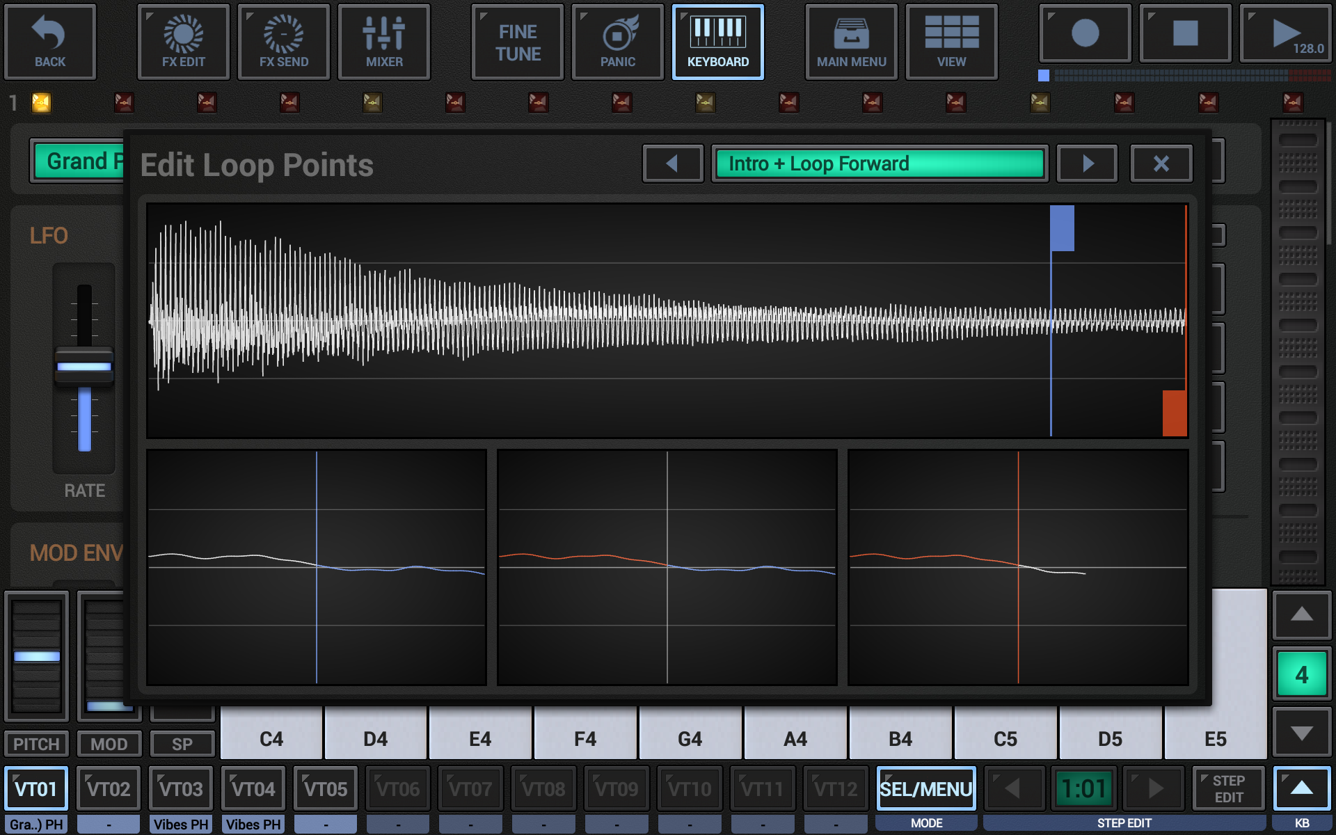 اسکرین شات 4 برنامه G-Stomper VA-Beast Synth Demo