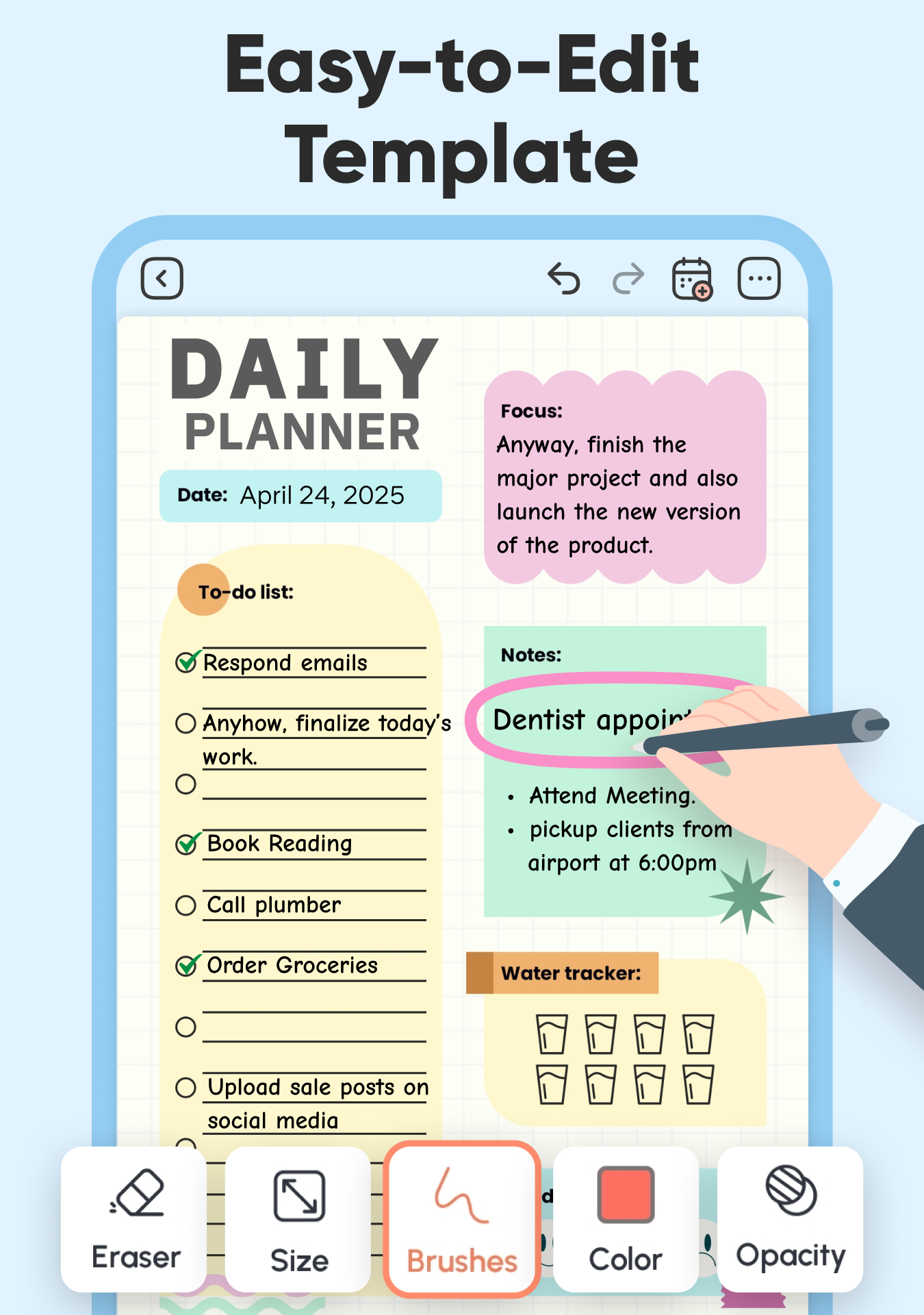 اسکرین شات 4 برنامه Daily Planner, Bullet Journal
