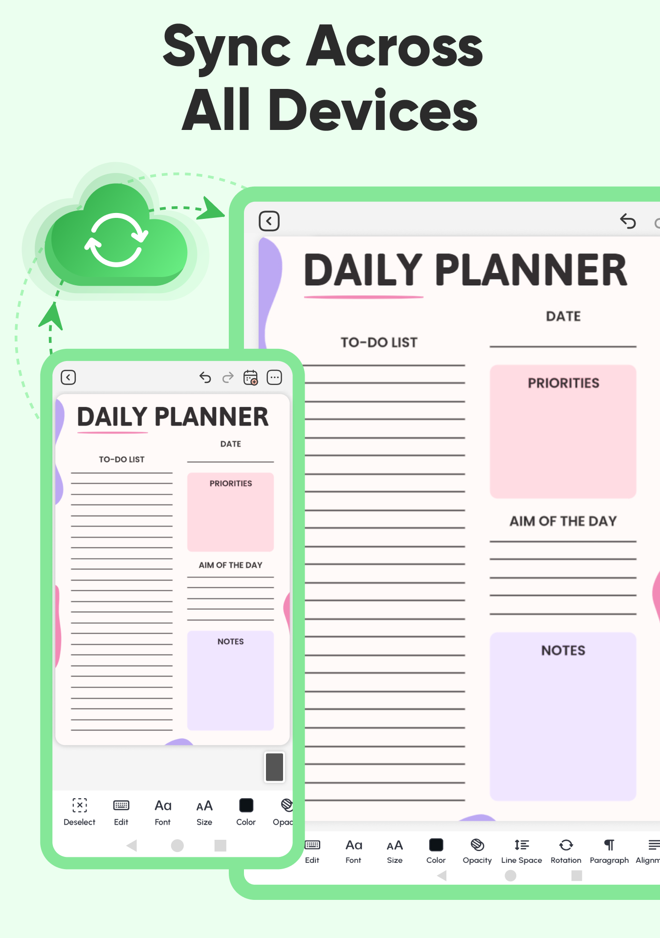 اسکرین شات 7 برنامه Daily Planner, Bullet Journal