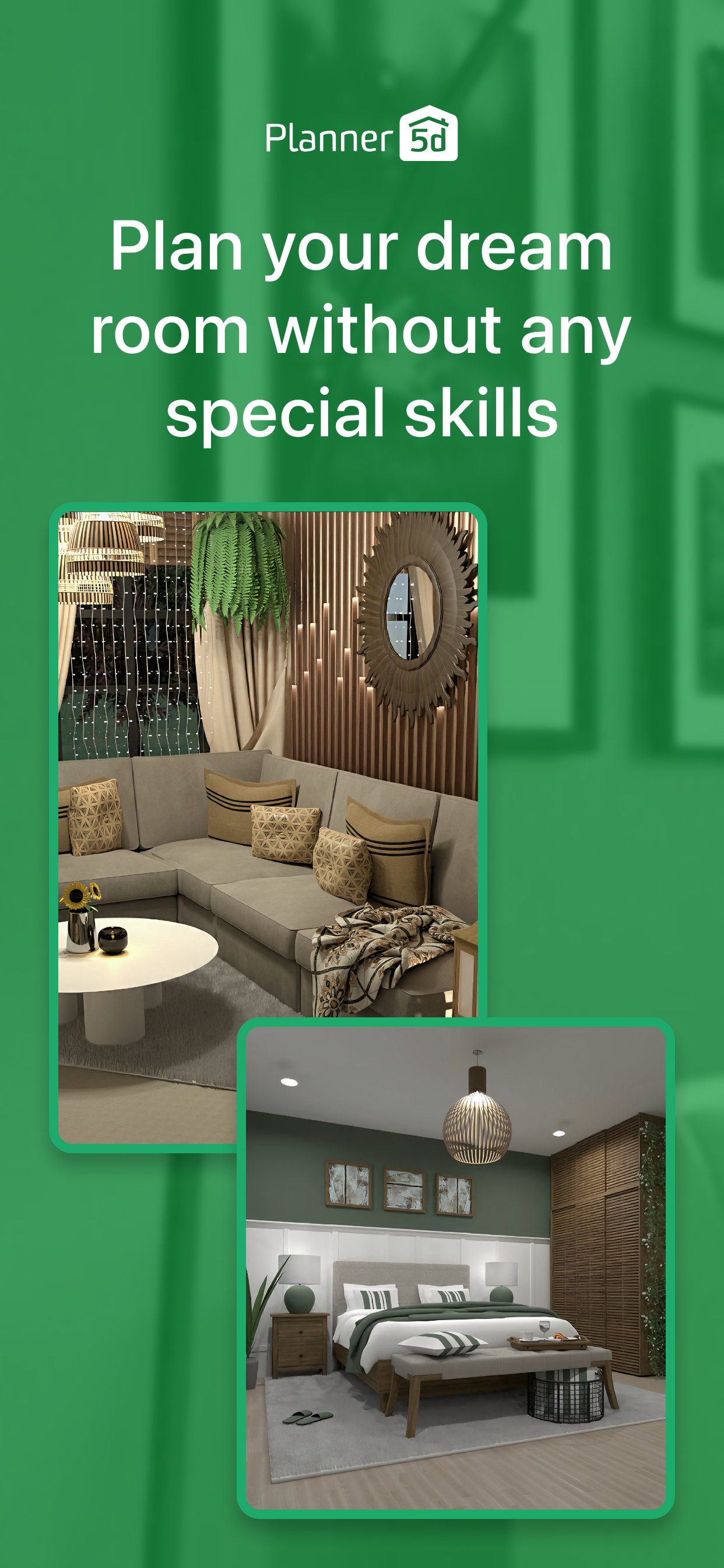 اسکرین شات 1 برنامه Planner 5D: Home Design, Decor