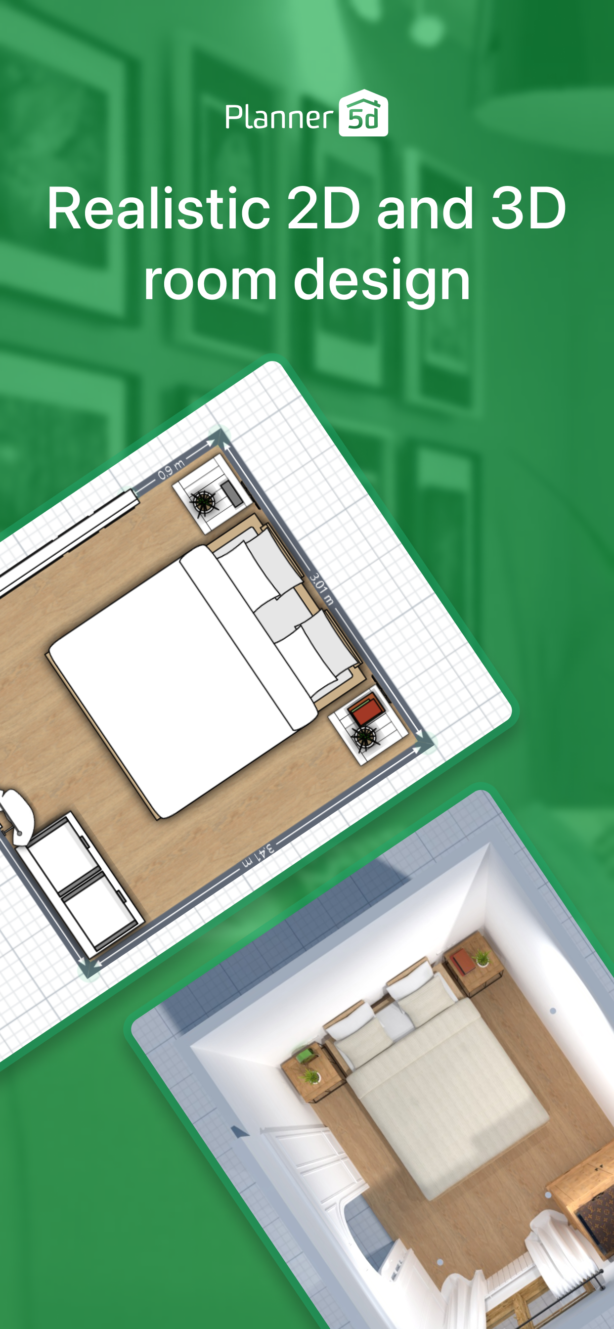 اسکرین شات 2 برنامه Planner 5D: Home Design, Decor