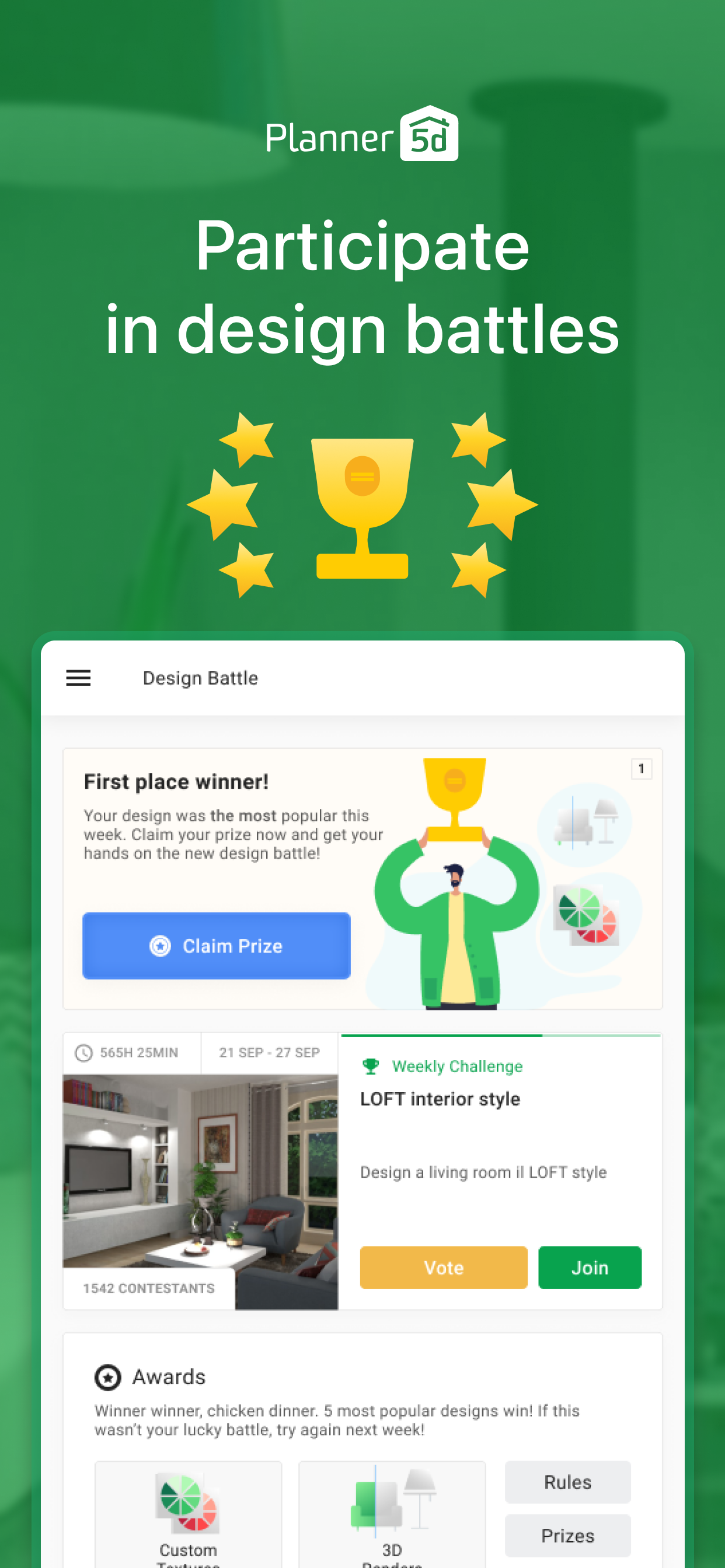 اسکرین شات 3 برنامه Planner 5D: Home Design, Decor