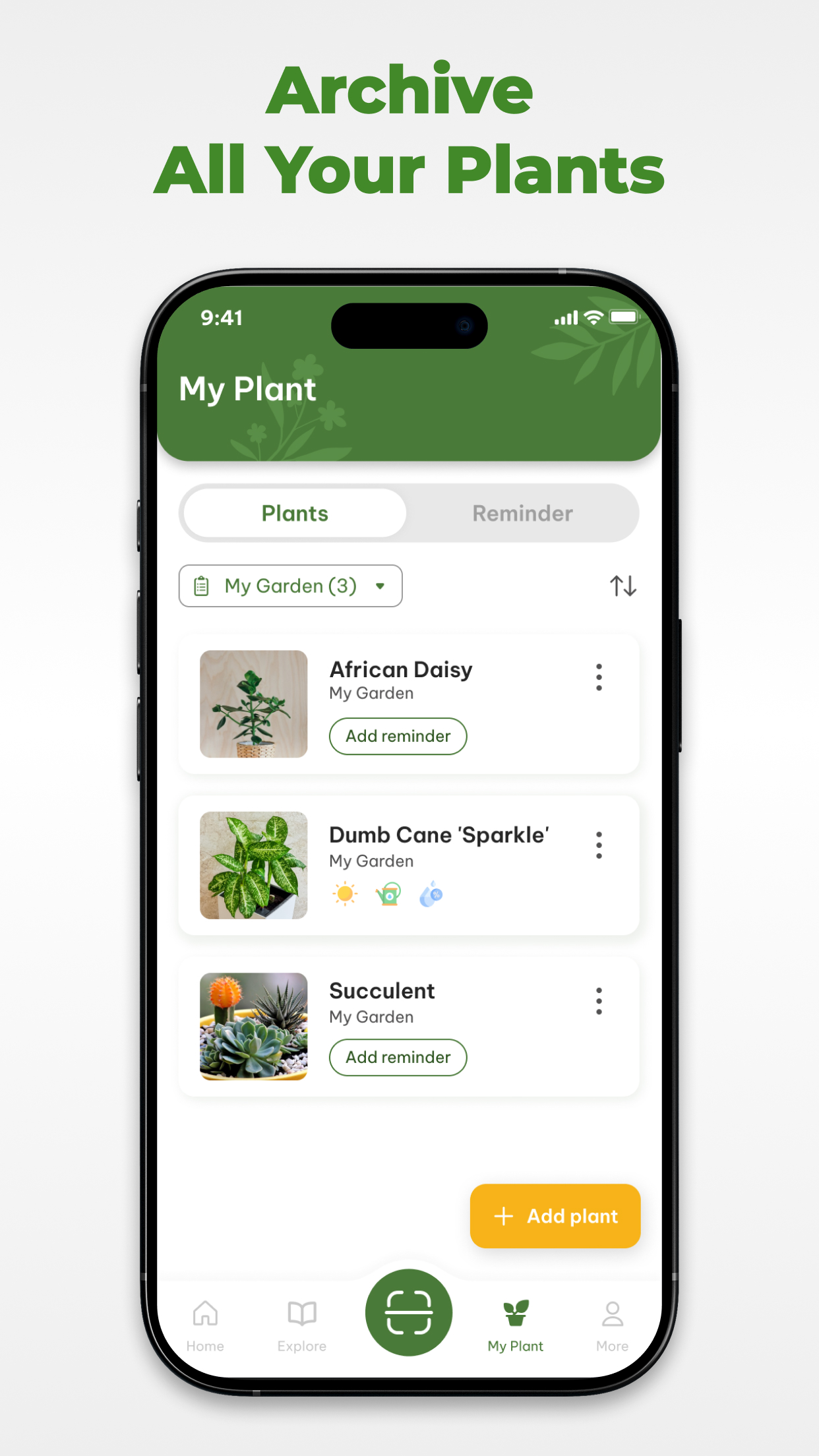 اسکرین شات 5 برنامه Plant Identifier & Plant Care