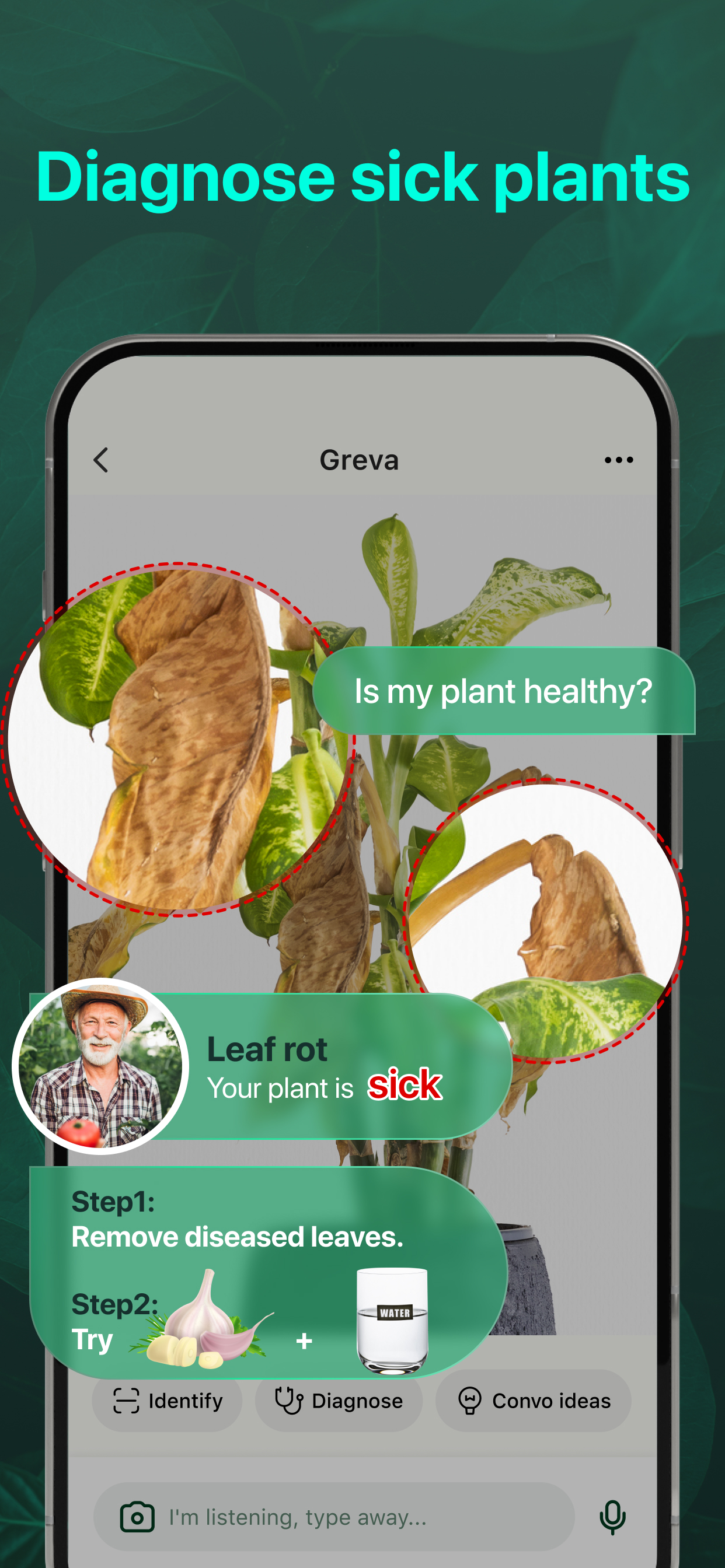 اسکرین شات 4 برنامه PlantAI: Identifier & Diagnose