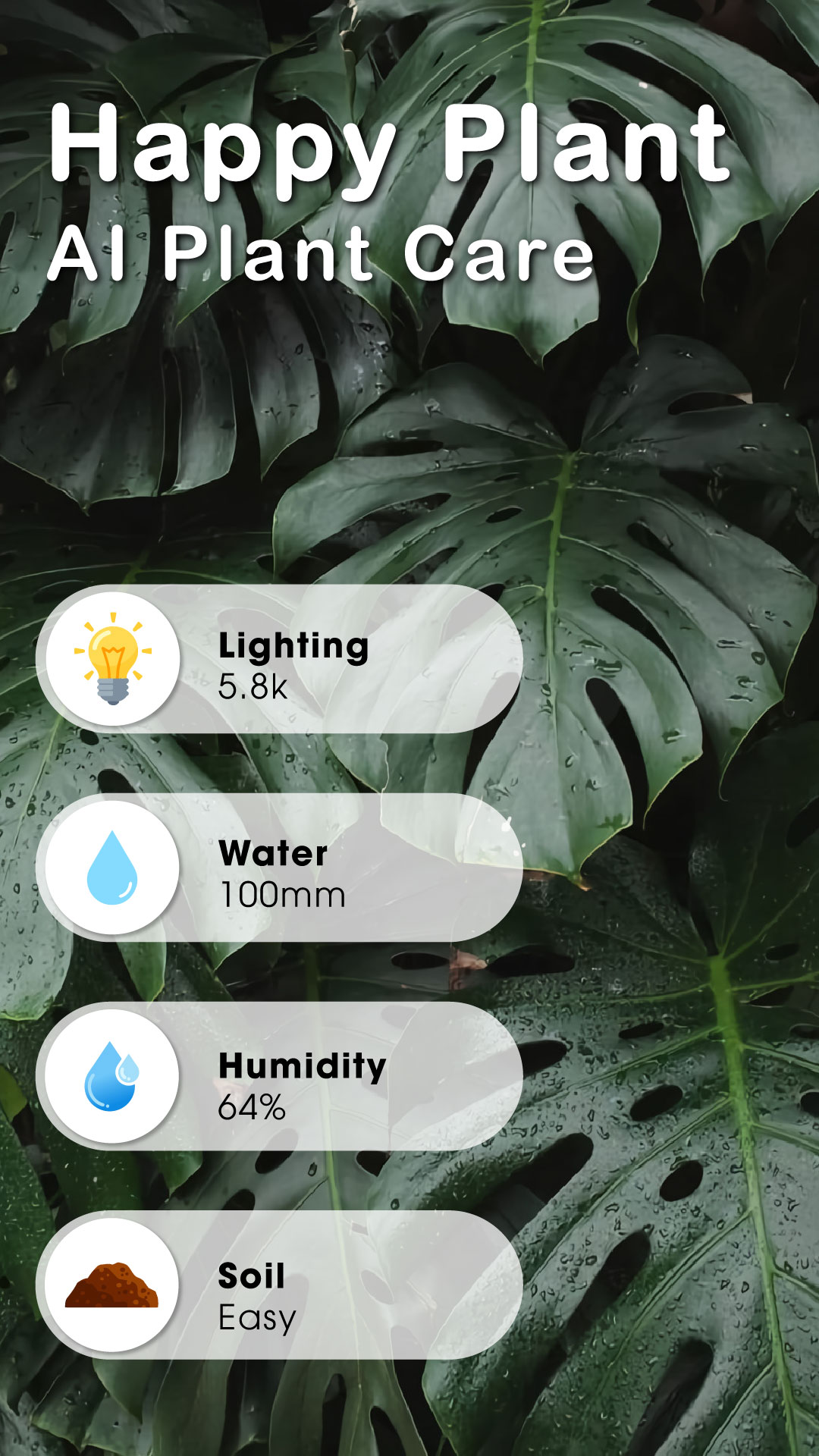 اسکرین شات 1 برنامه Happy Plant: AI Plant Care