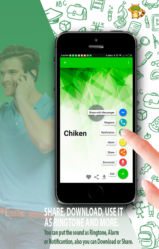 اسکرین شات 5 برنامه Sounds for WhatsApp