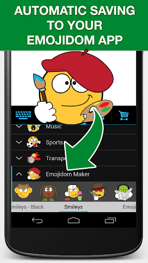 اسکرین شات 5 برنامه Emojidom Smiley & Emoji Maker