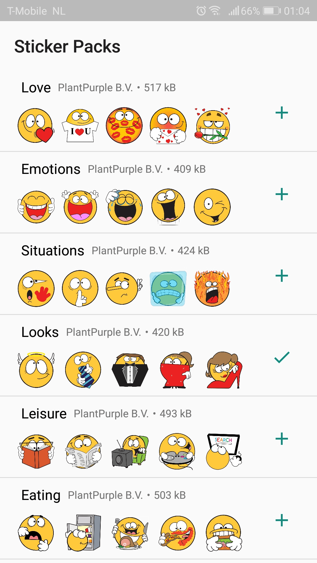 اسکرین شات 1 برنامه Emojidom WAStickerApps sticker