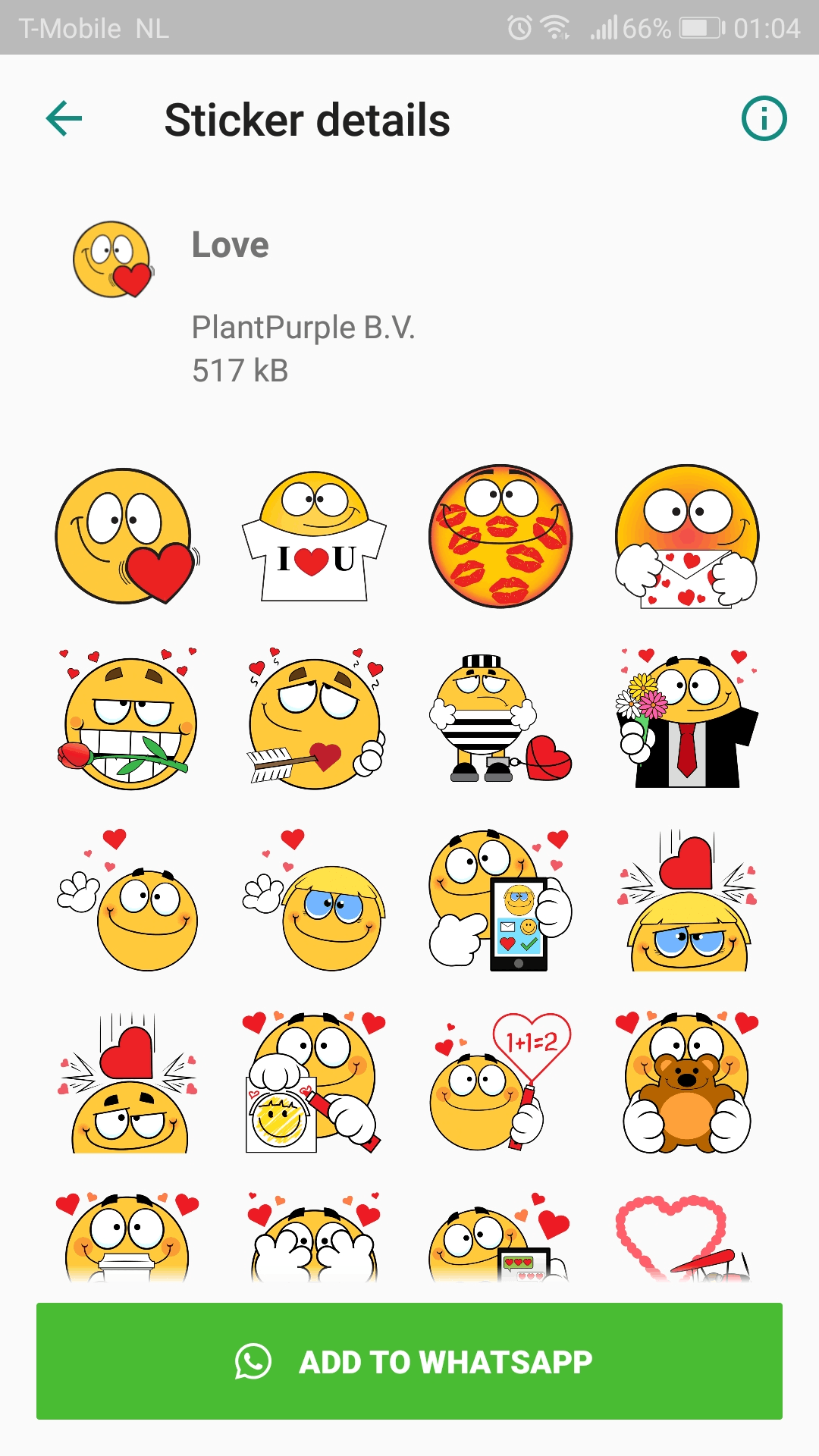 اسکرین شات 4 برنامه Emojidom WAStickerApps sticker