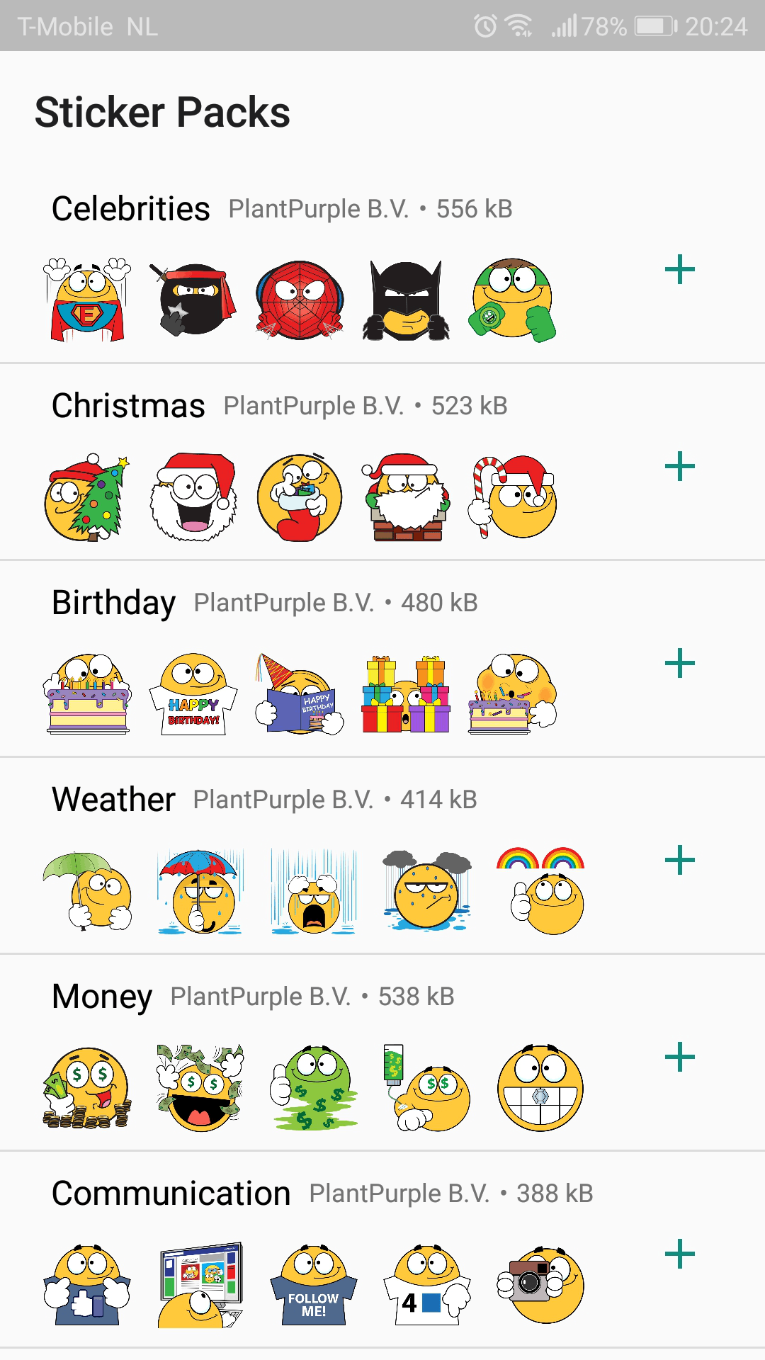 اسکرین شات 2 برنامه Emojidom WAStickerApps sticker