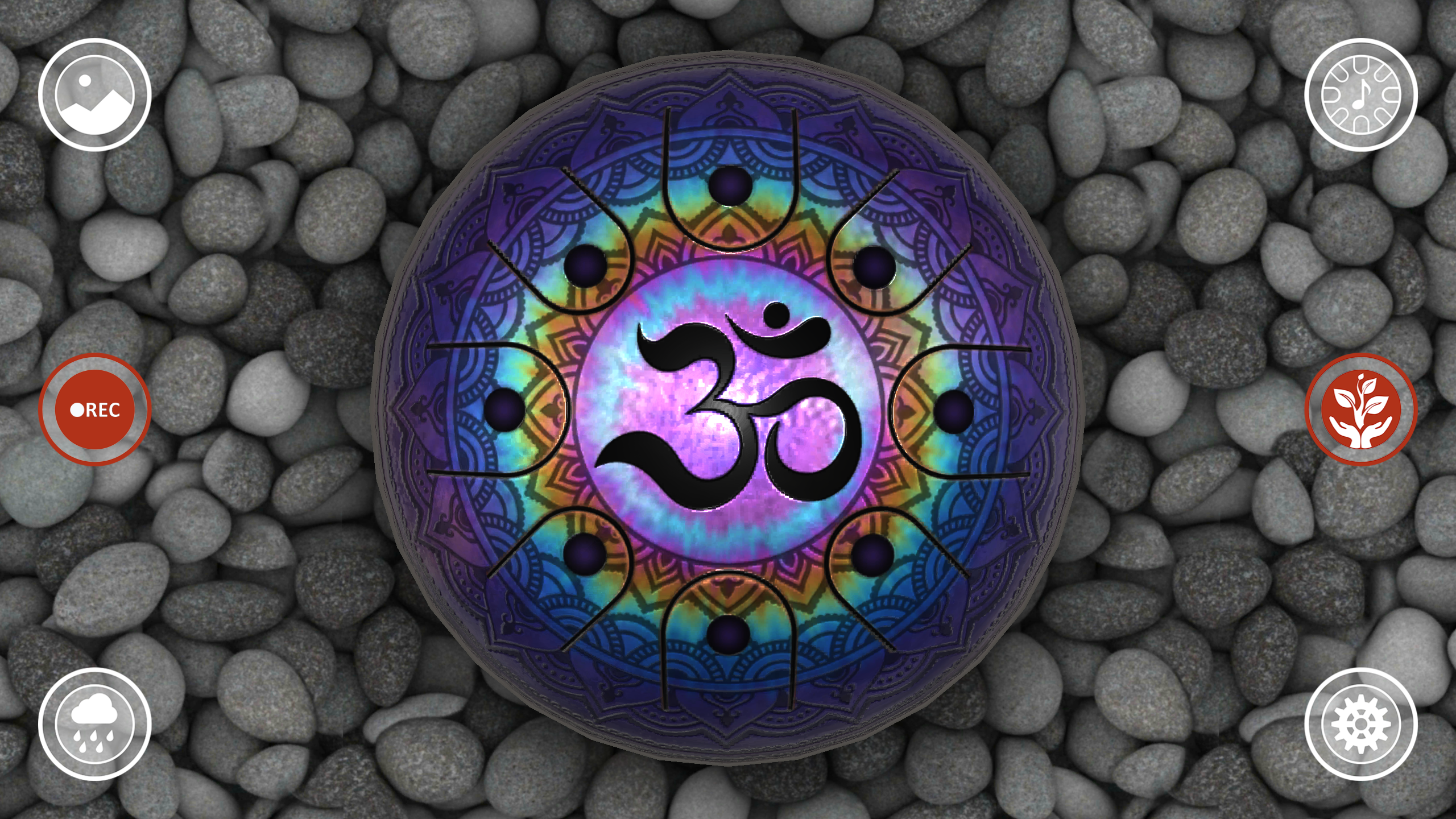اسکرین شات 7 برنامه Meditation Hang & Tongue Drums
