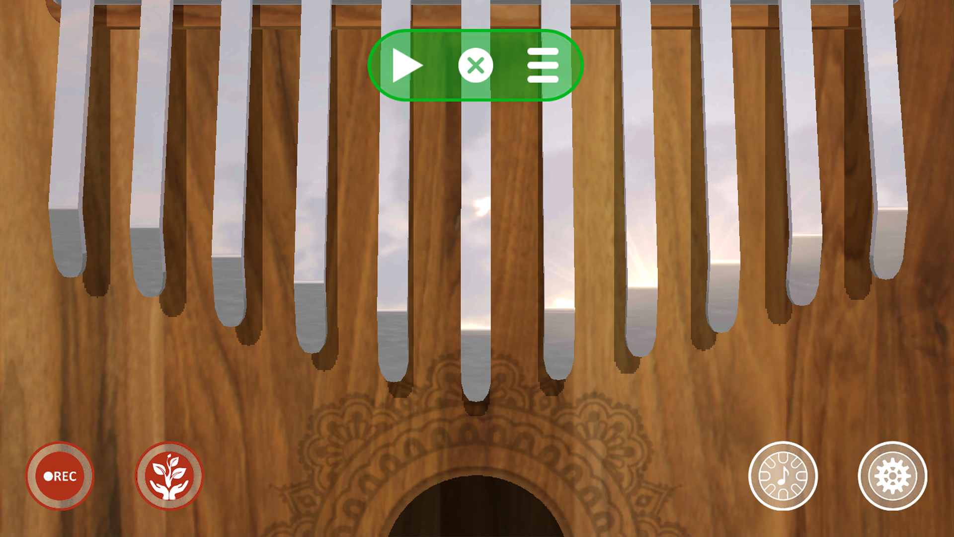 اسکرین شات 1 برنامه Meditation Kalimba