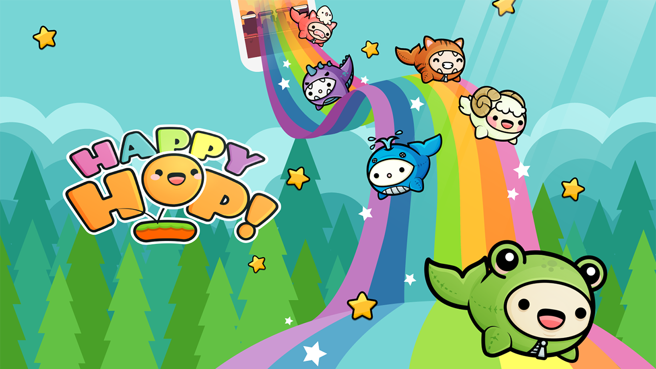 اسکرین شات 1 بازی Happy Hop: Kawaii Jump