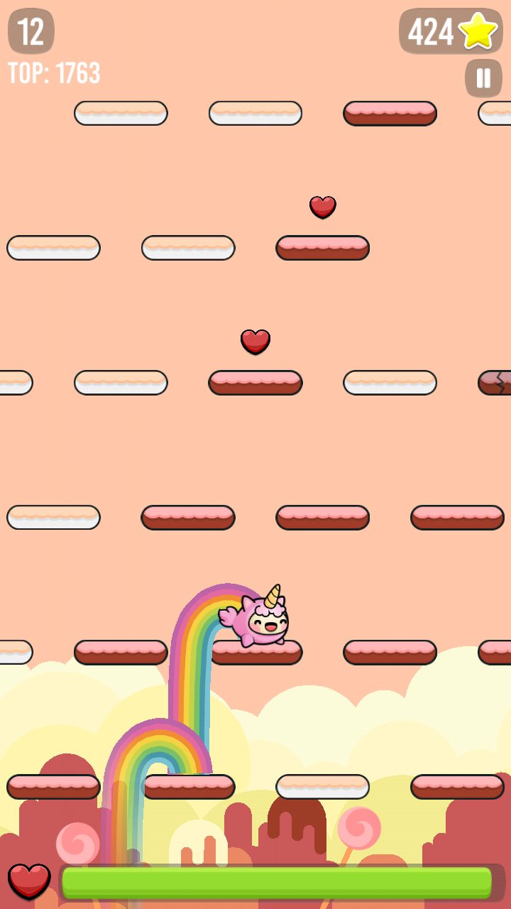 اسکرین شات 2 بازی Happy Hop: Kawaii Jump