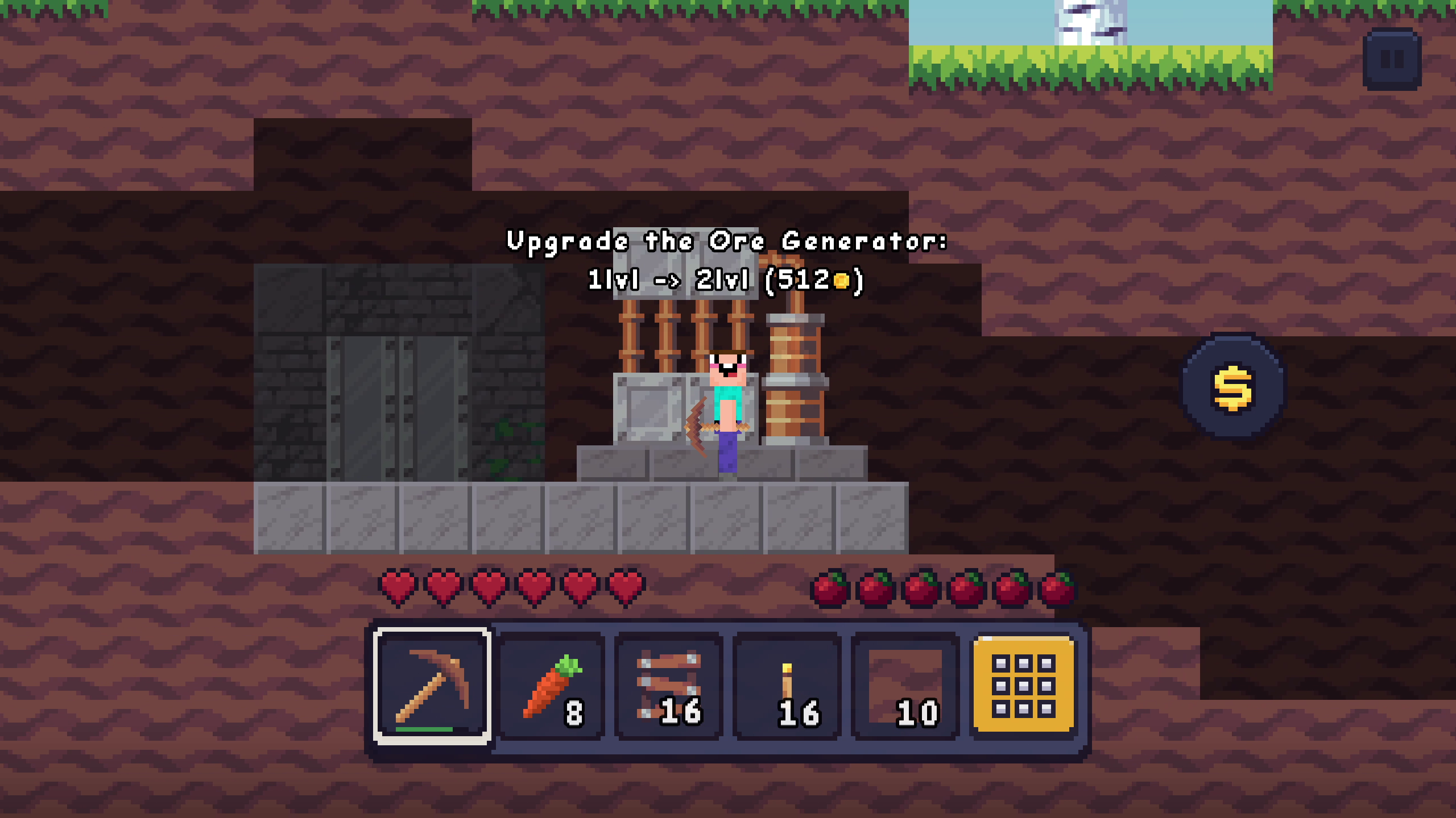 اسکرین شات 6 بازی Noob Miner: Escape from prison