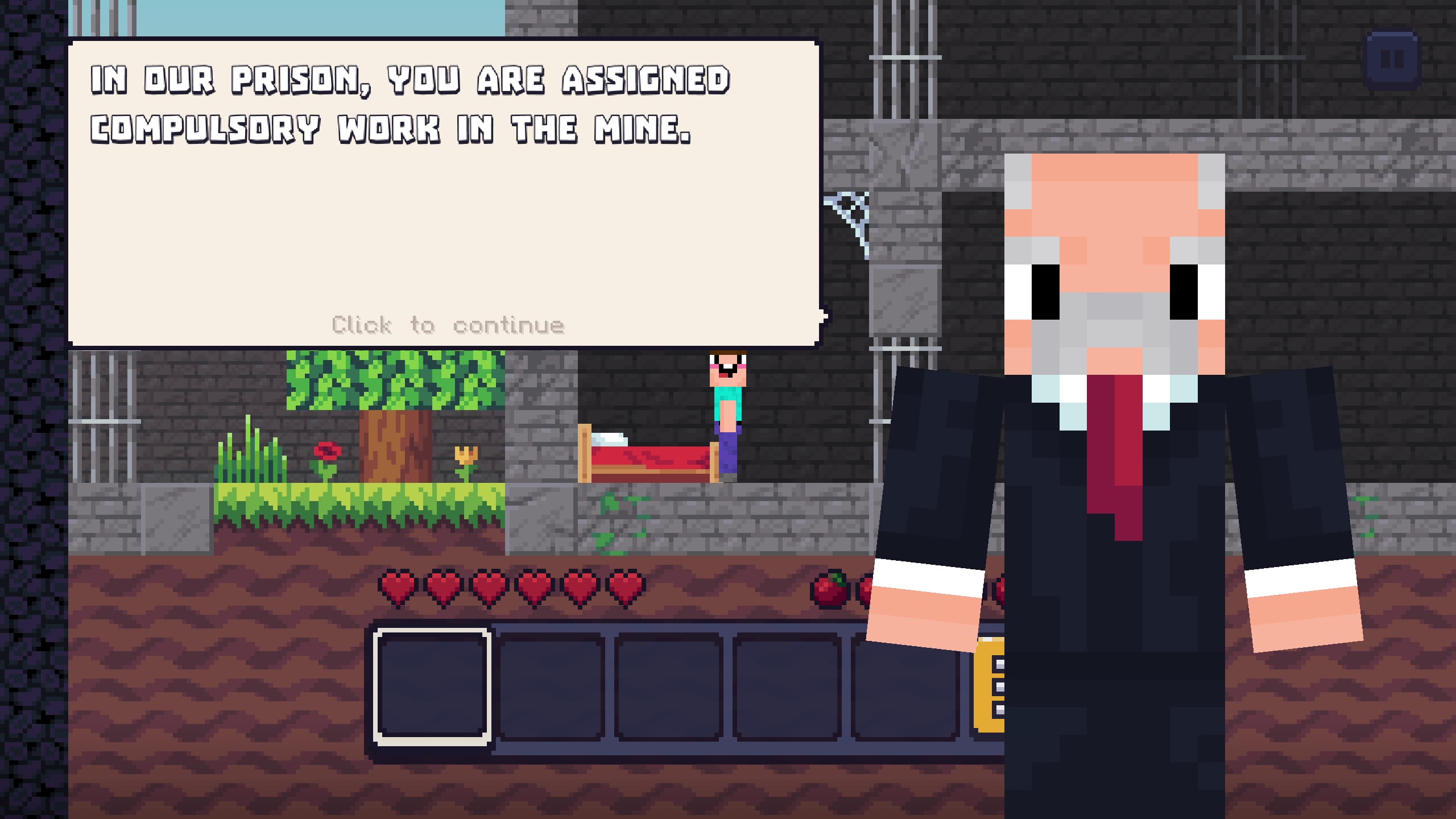 اسکرین شات 2 بازی Noob Miner: Escape from prison
