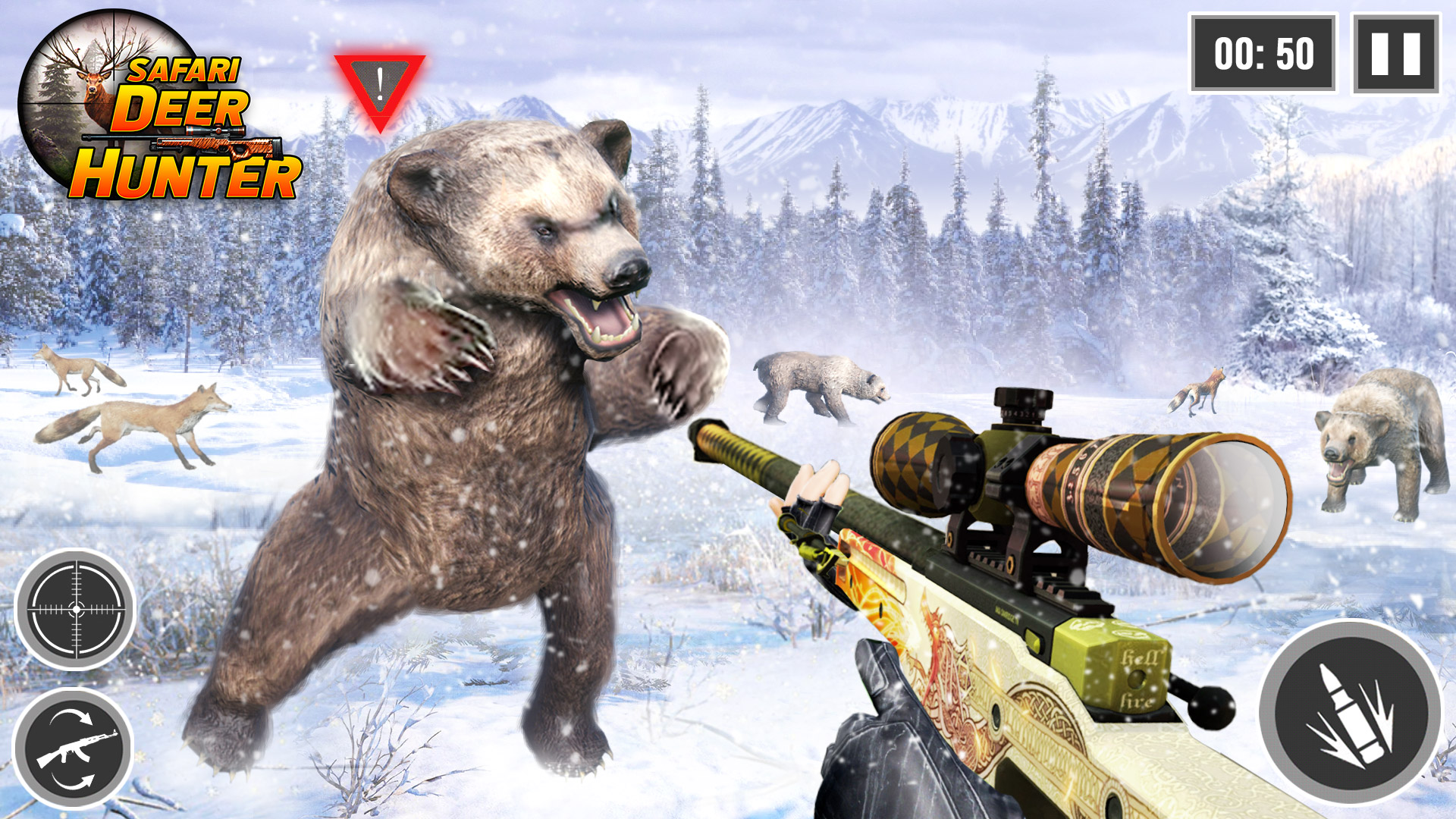 اسکرین شات 3 بازی Safari Hunting Shooting Games